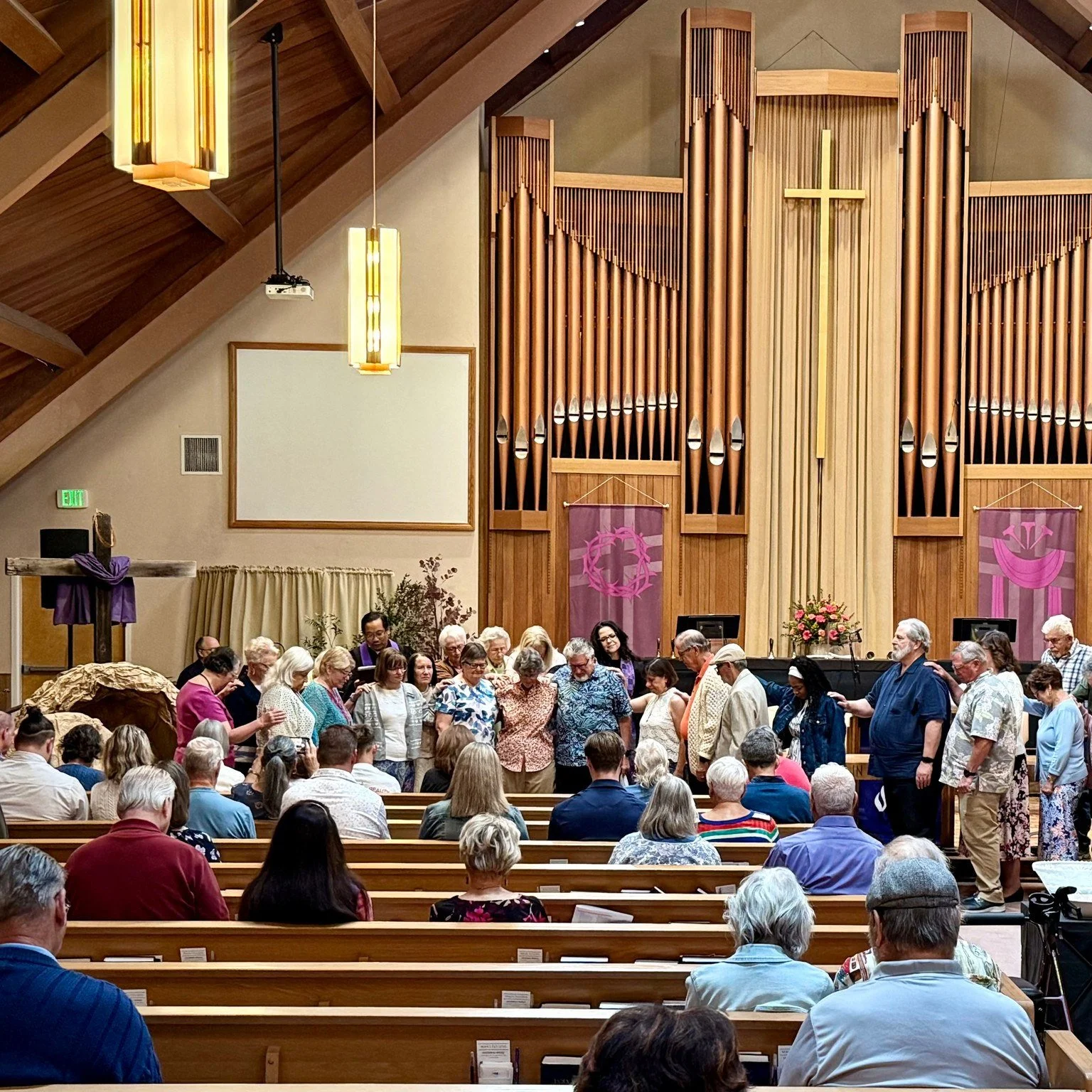 In case you missed it, last Sunday Cindy Graham, newly commissioned as a Commissioned Ruling Elder, was celebrated and prayed for at Sunday's service. In this new role she is authorized to carry out pastoral functions among us (including the sacramen
