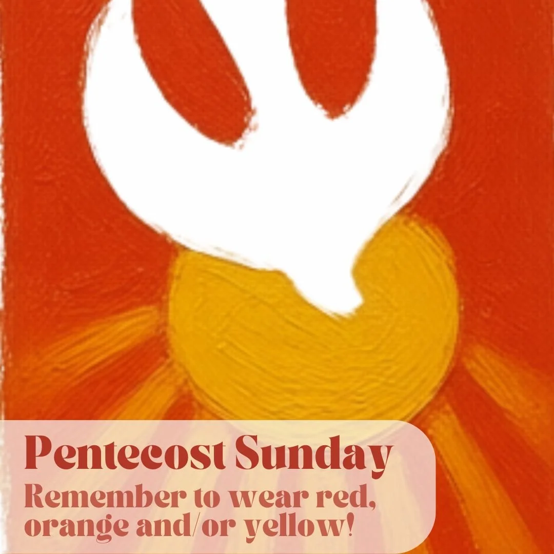 This Sunday | 9am Prayer Experience &amp; Pentecost Sunday ✨
Join us this Sunday at 9am before worship as we celebrate the Spirit alongside our neighbors at St. Alban&rsquo;s. We&rsquo;ll gather outside both churches for prayer experiences and fellow