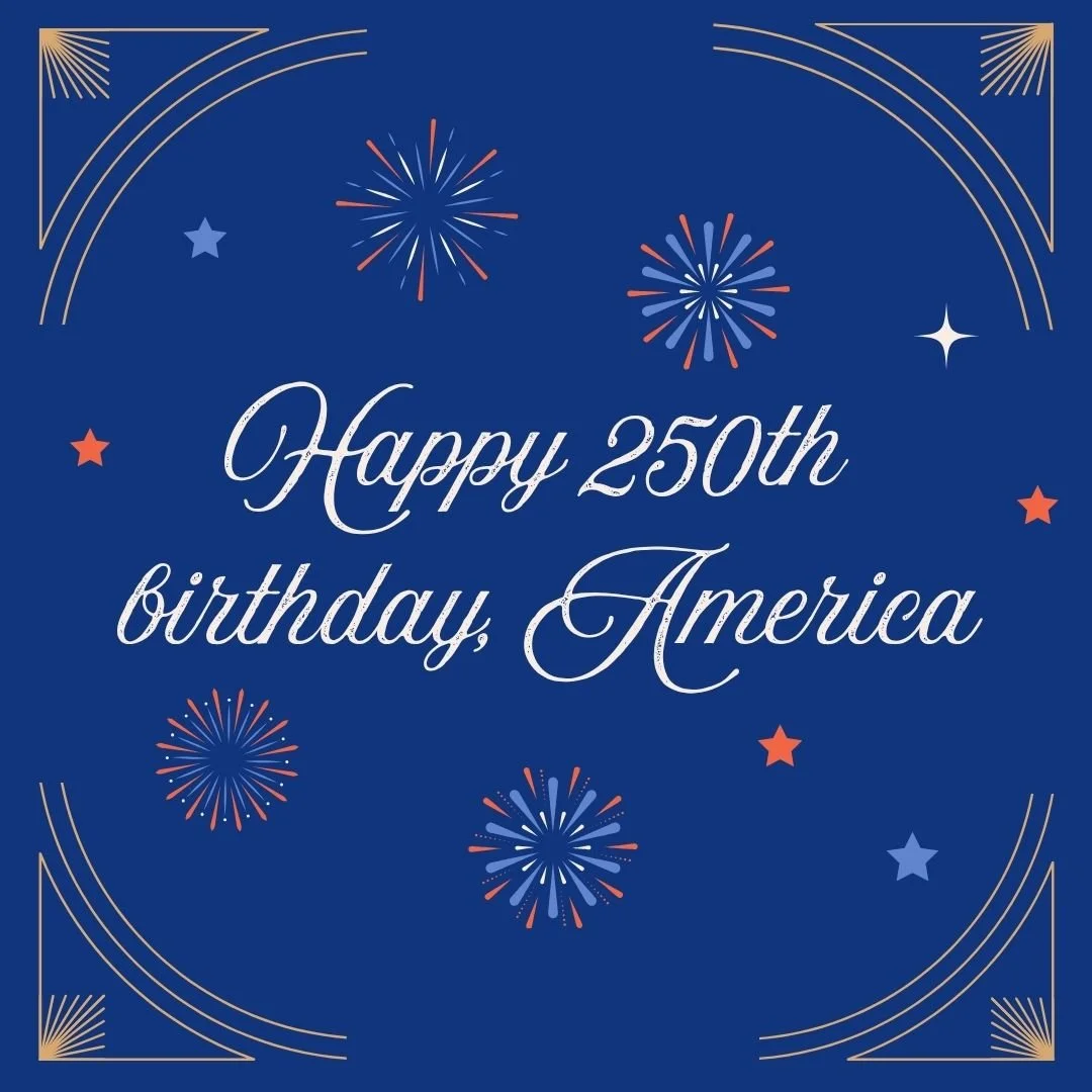 Happy Birthday, America! Today we mark the 250th anniversary of the United States, honoring 250 years since the adoption of the Declaration of Independence. In recognition of this milestone, tomorrow we will share a special reading from "I See A