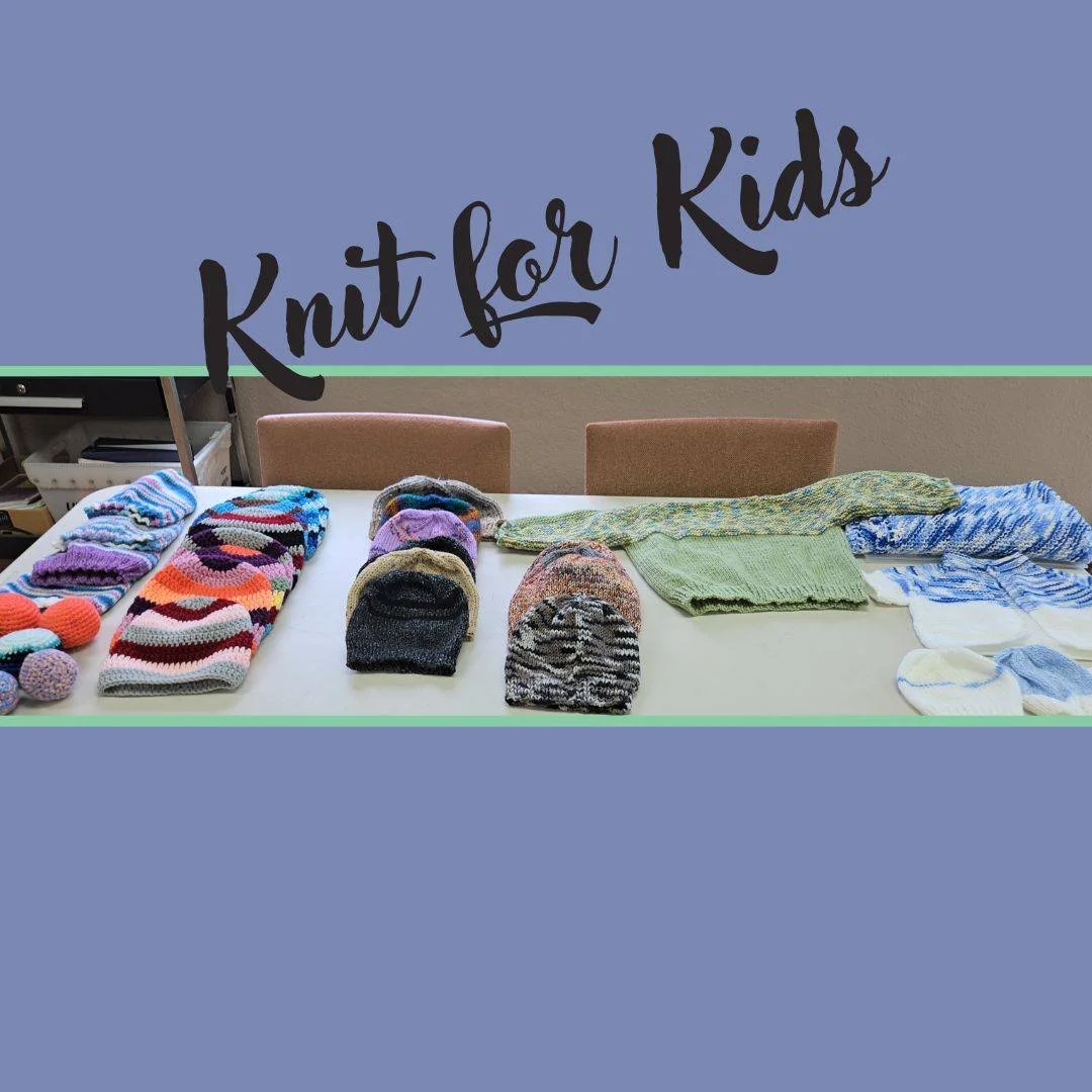 Our Knit for Kids group continues to create beautiful knitted and crocheted items to be delivered to a school in Tijuana, bringing warmth, comfort, and joy to young children.

Every stitch is an expression of care, generosity, and God's love in actio