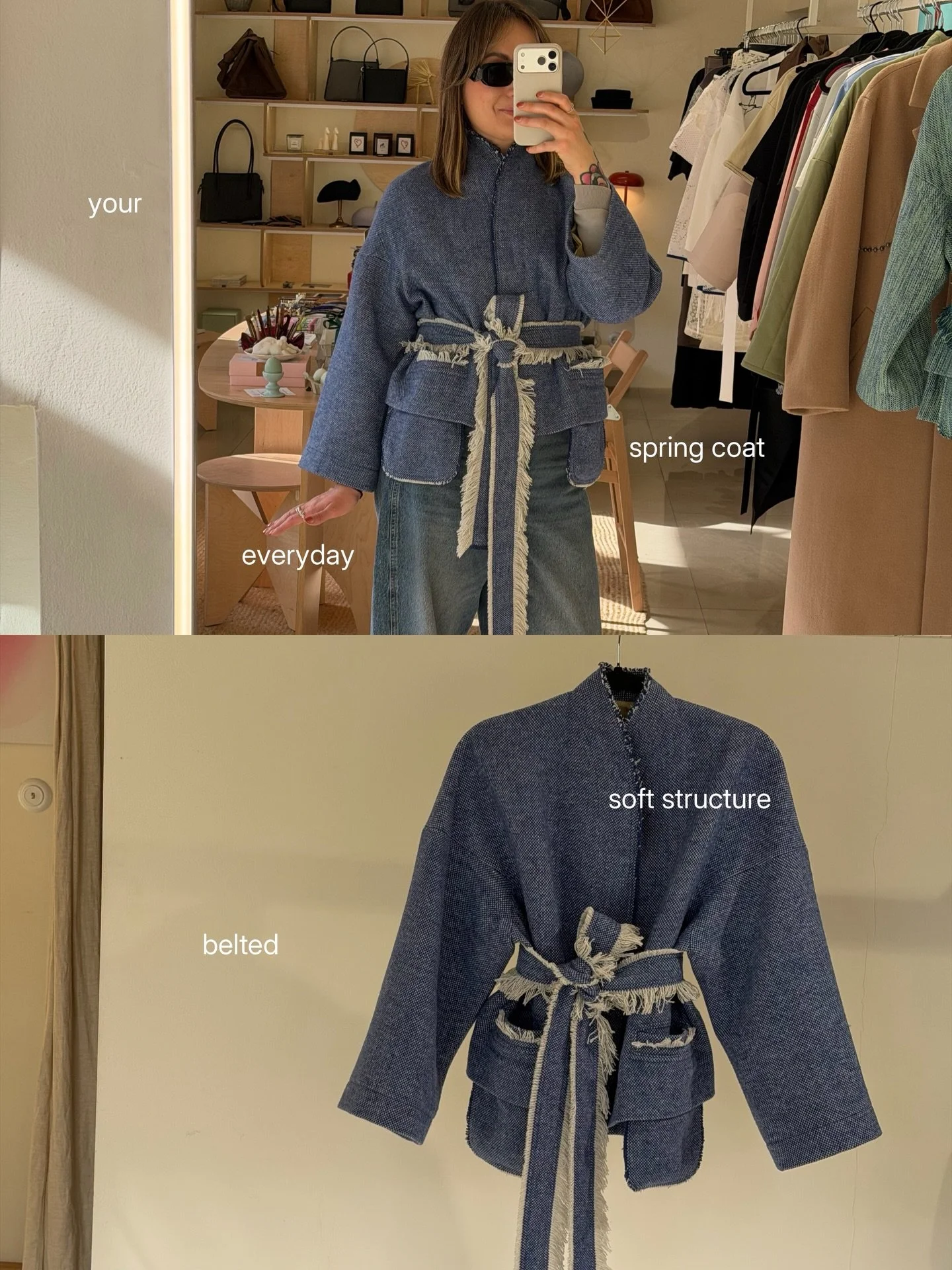 BY| ENG Тое самае паліто на міжсезонне ад @kardash.official 🌷
Міні, кімано-сілуэт, высокі каўнер і воўна ў складзе - будзеш насіць яго кожны дзень разам з торбай ад @lilia_shutova 

***
Updating your wardrobe with the right coat for the season - Kar