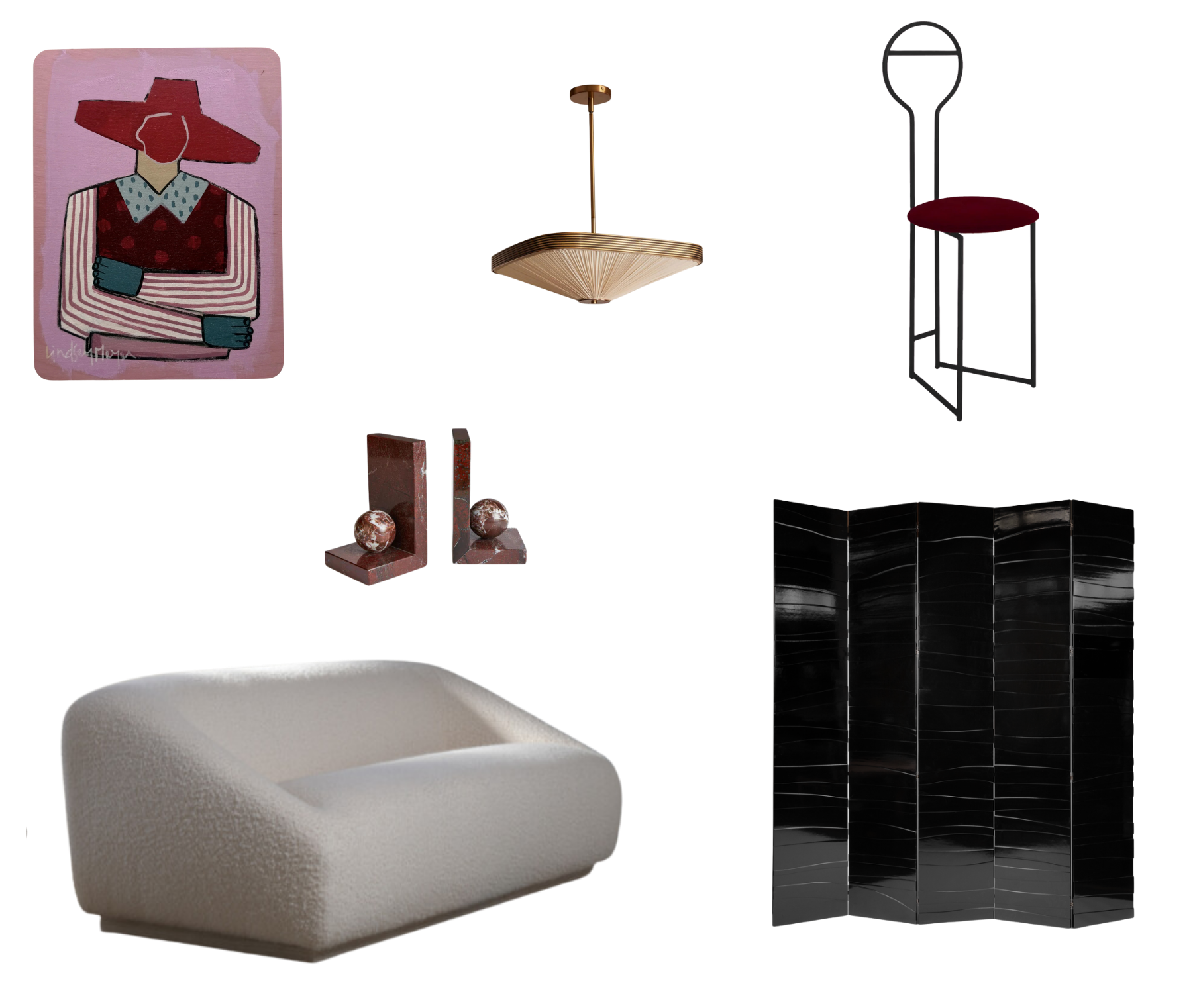 Styling moodboard for the San Francisco Modern Victorian historic residential overhaul