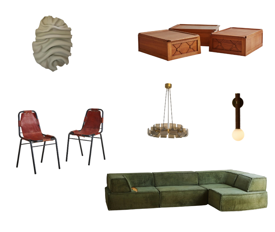 Styling moodboard for the Alamo Farmhouse remodel by Spearman Spaces a SF based interior design studio