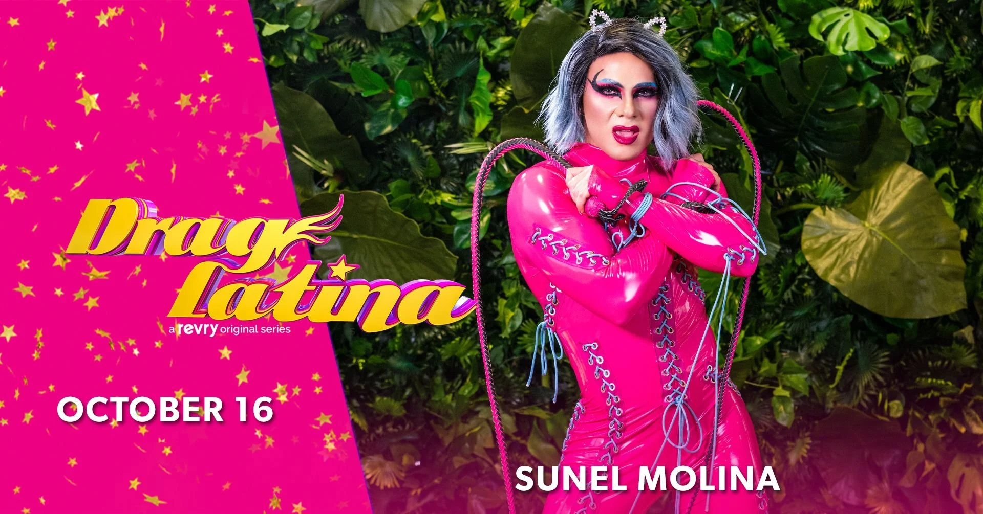 Sunel Molina in Drag Latina exclusively on Revry