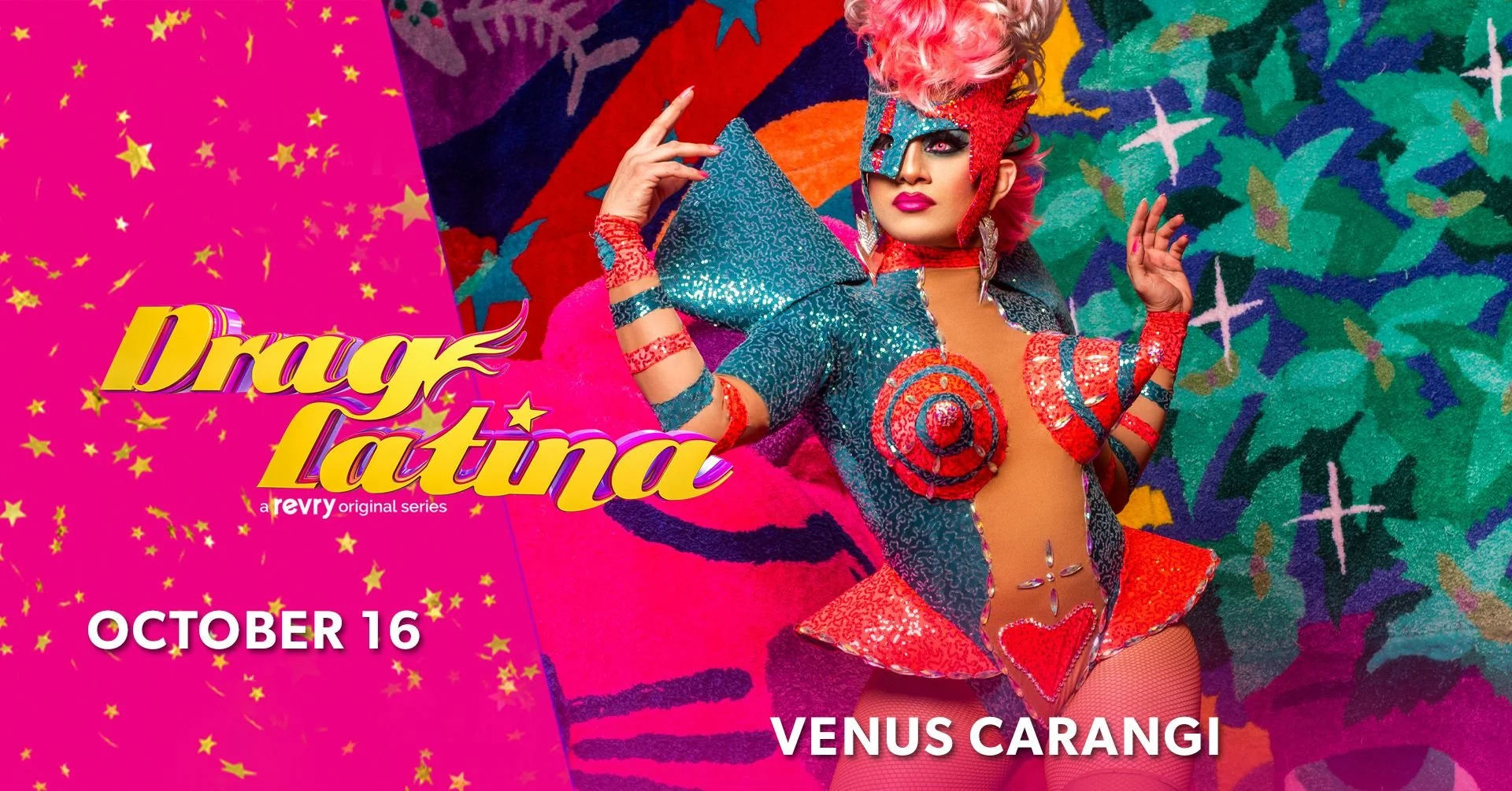 Venus Carangi in Drag Latina exclusively on Revry