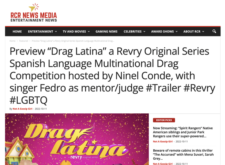 Drag Latina' series finale November 20th — Revry