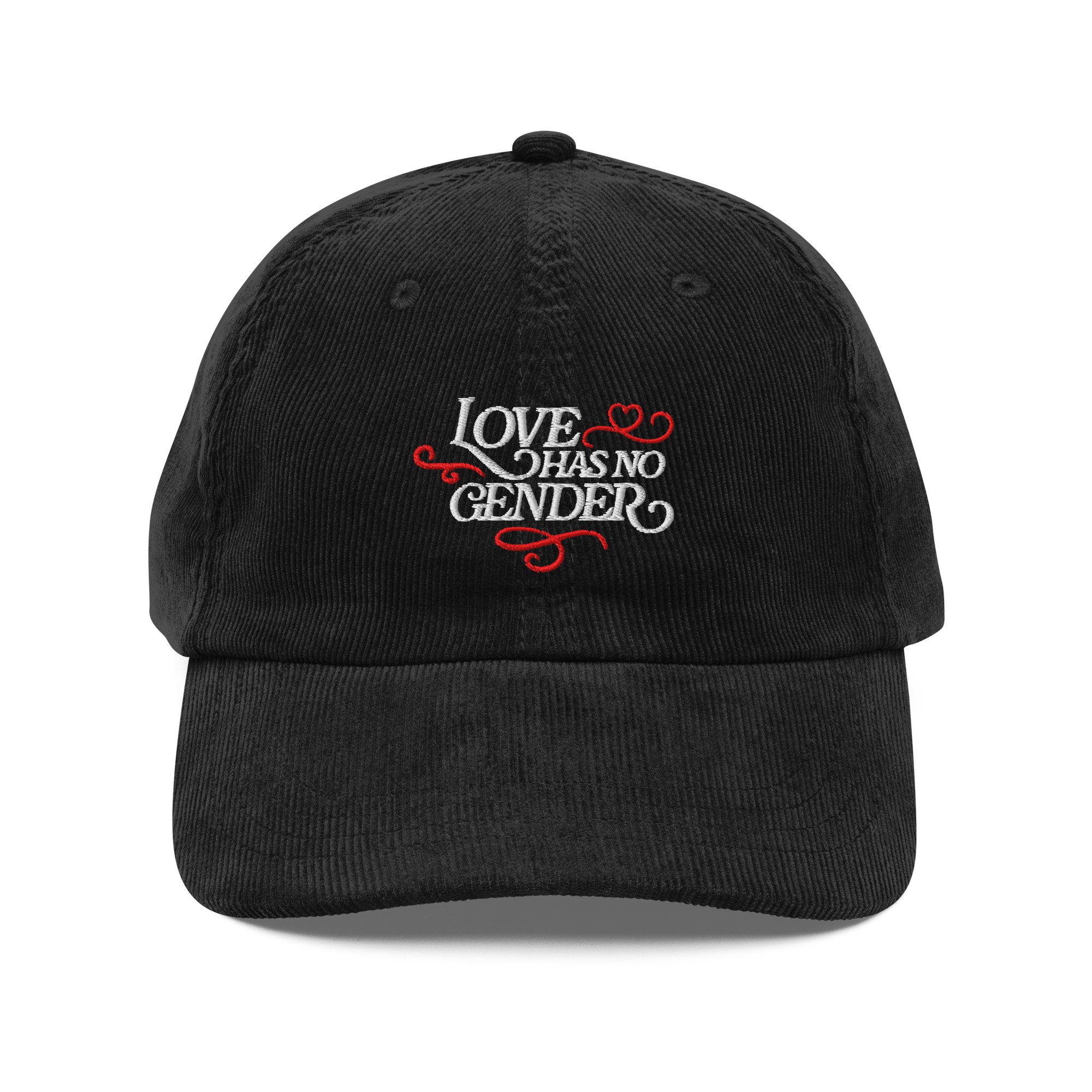 "Love Has No Gender" Vintage Corduroy Cap