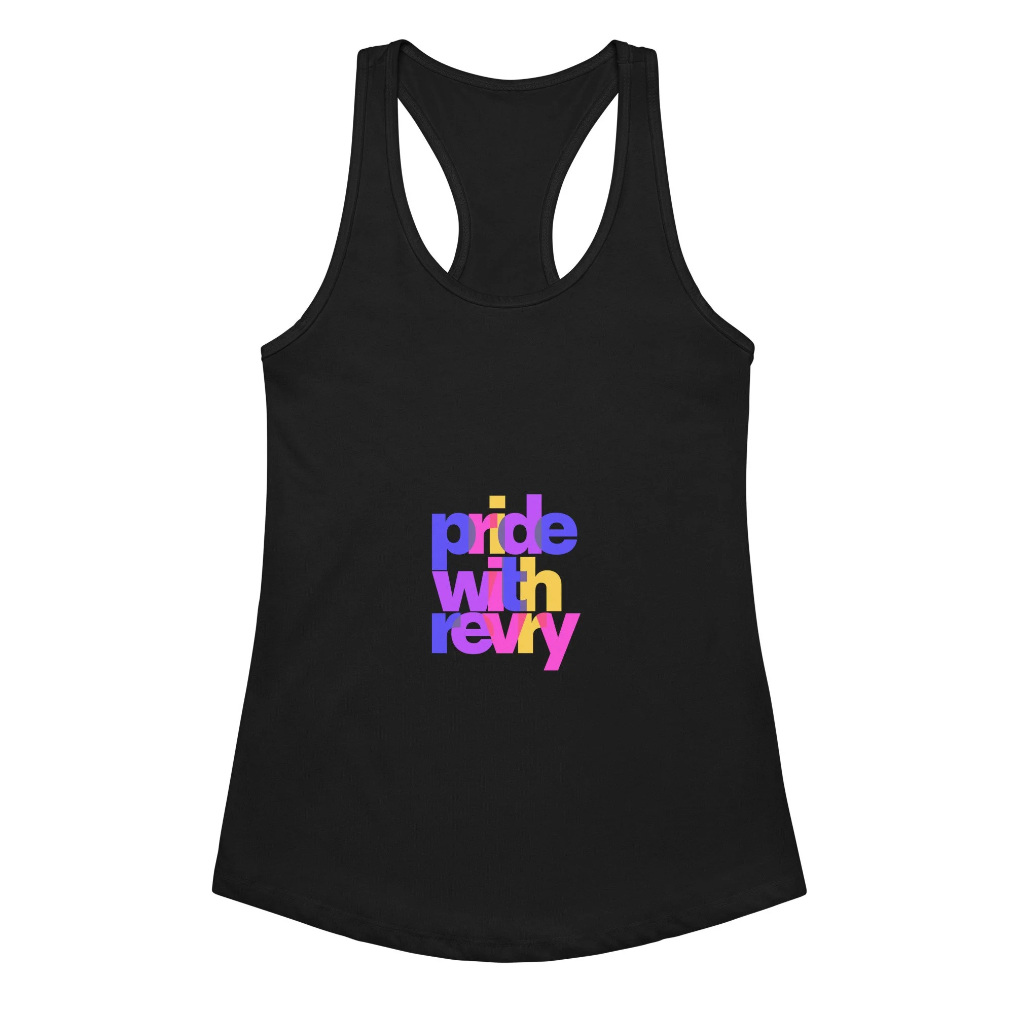 Pride with Revry Fitted Racerback Tank Top