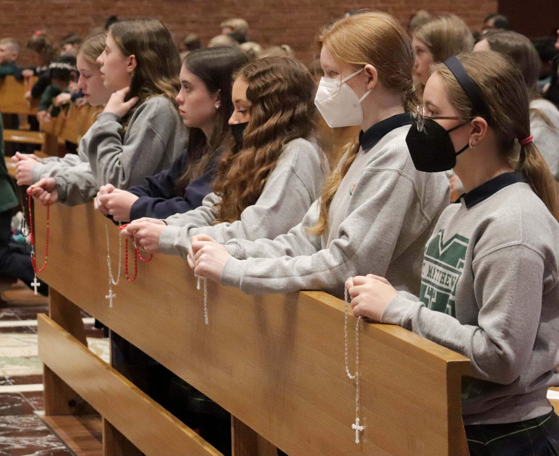 St. Matthew Students Reciting Rosary.jpg