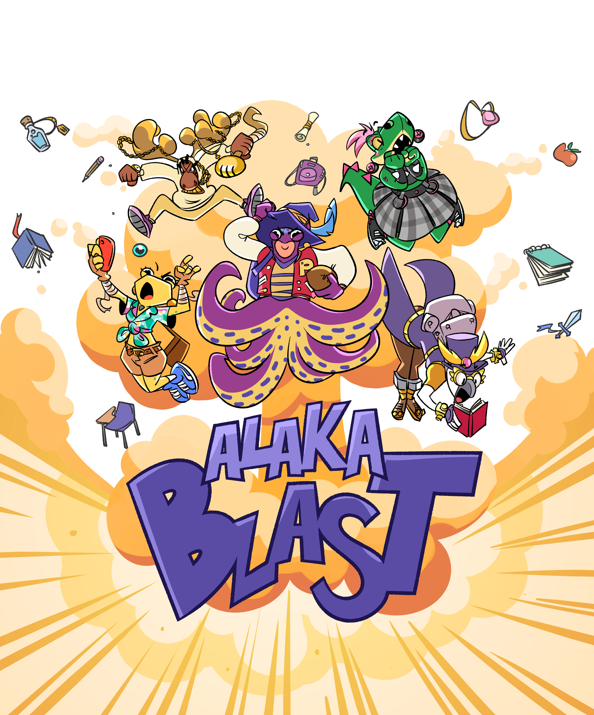 Cover for Alaka Blast, card game.