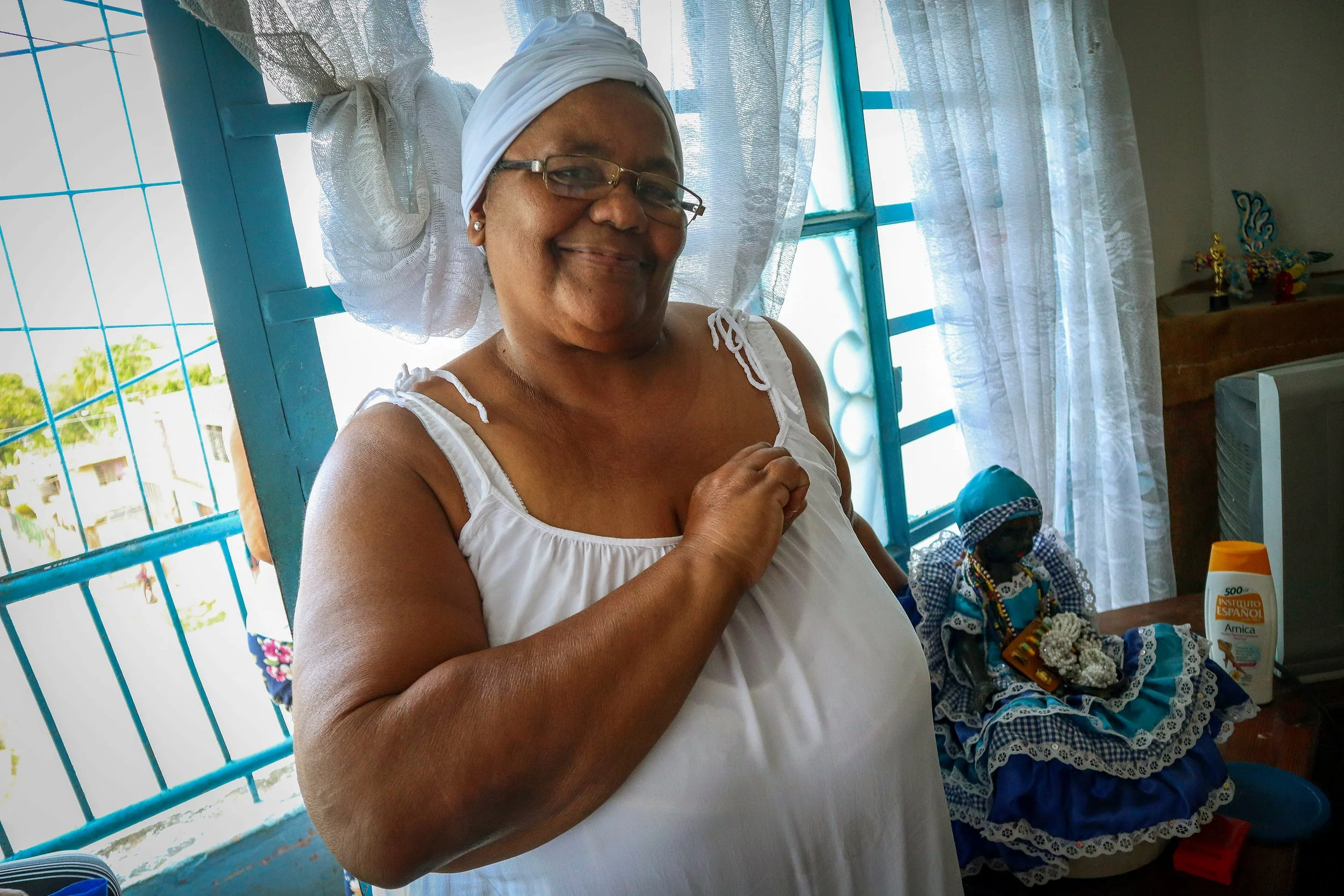 HAVANA, CUBA — March 8, 2026: Iliana Macias Pulido, known as “Mama,” and her team run a small community kitchen in La Güinera, preparing meals for elderly residents in need.