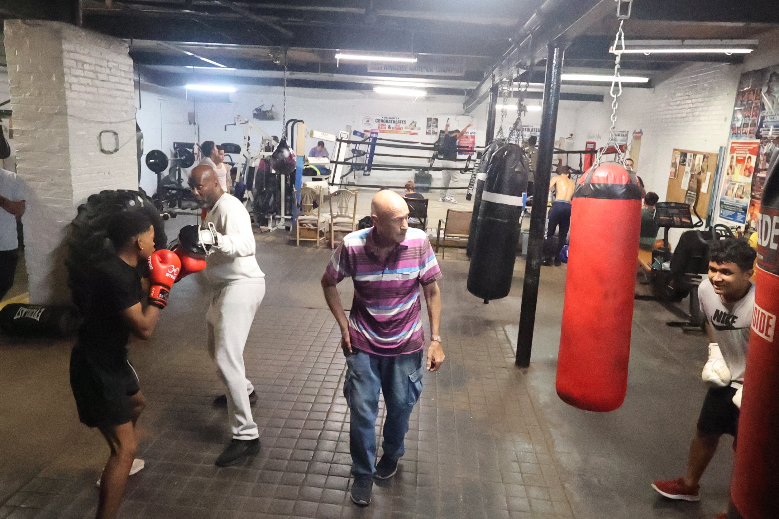  Co-founder Phil Shevack walks through the gym at Ike and Randy's Boxing Gym