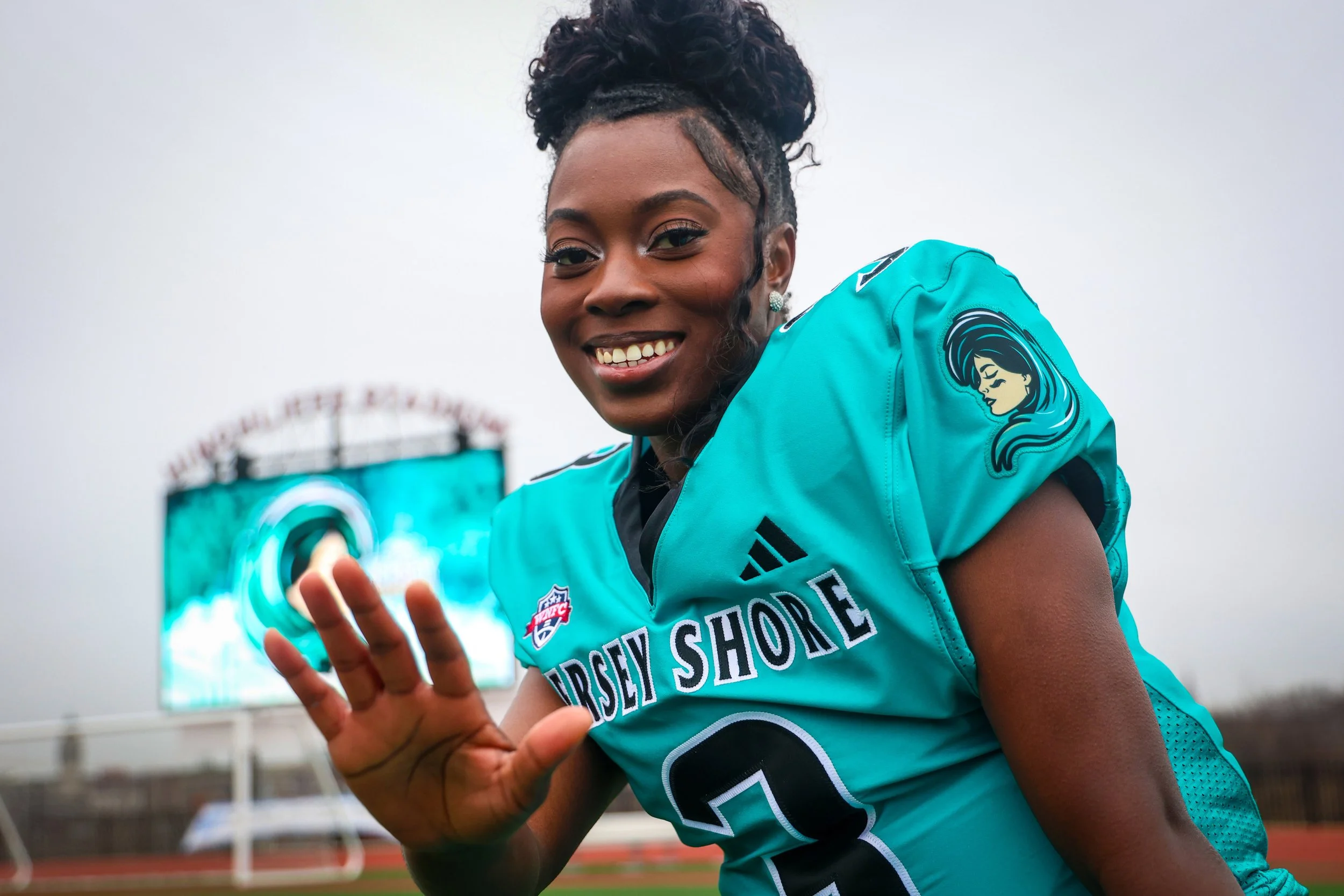 Monae Clancy, a Paterson native and graduate of Rosa Parks High School of Fine and Performing Arts, was a multi-sport athlete at John F. Kennedy High School, competing in basketball, track, and cheerleading. In 2025, she made history as a player for 