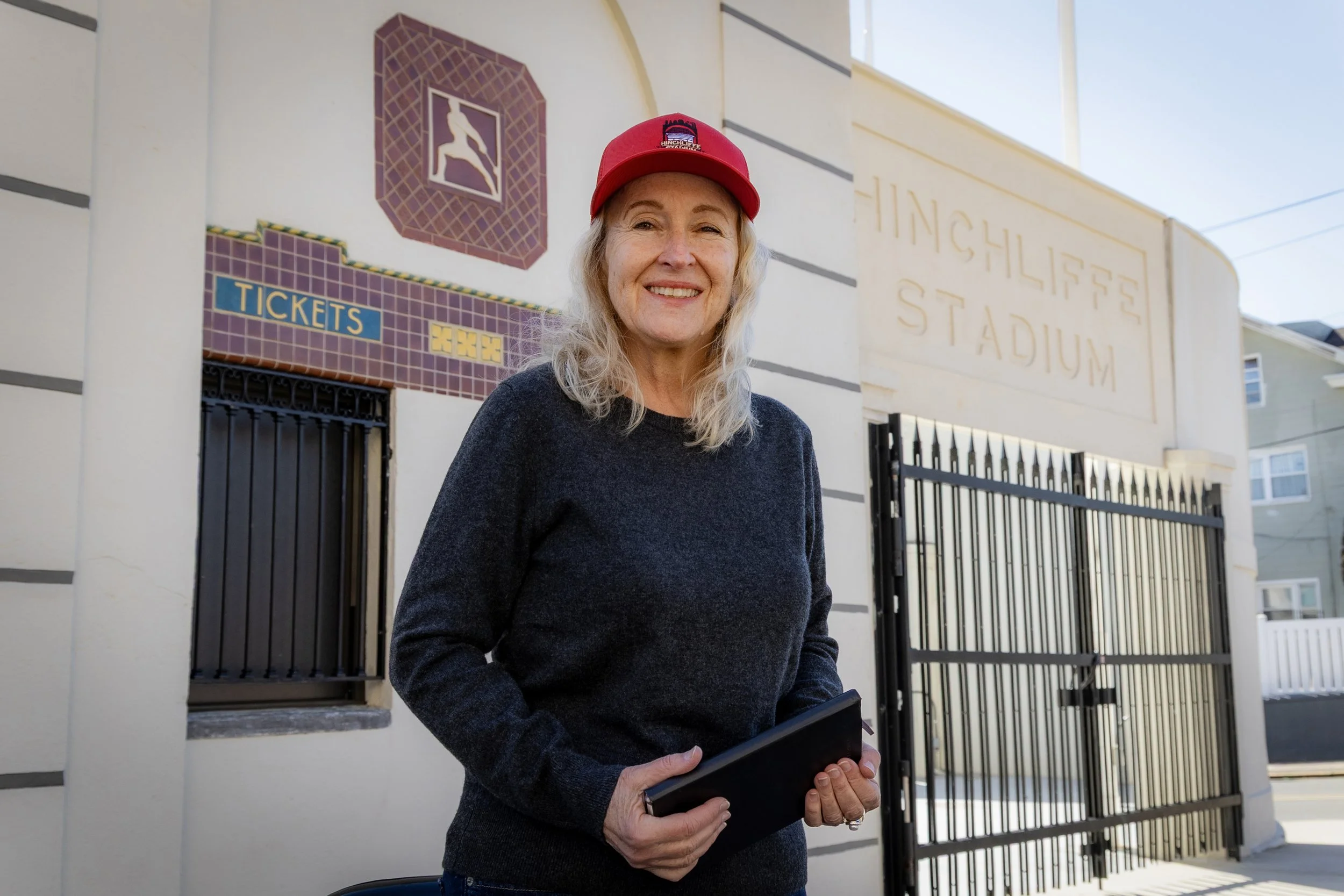 Ulana Zakalak served as the historic preservation consultant for the restoration of Hinchliffe Stadium, overseeing the careful restoration of its Art Deco tiles and ticket booth on the exterior.