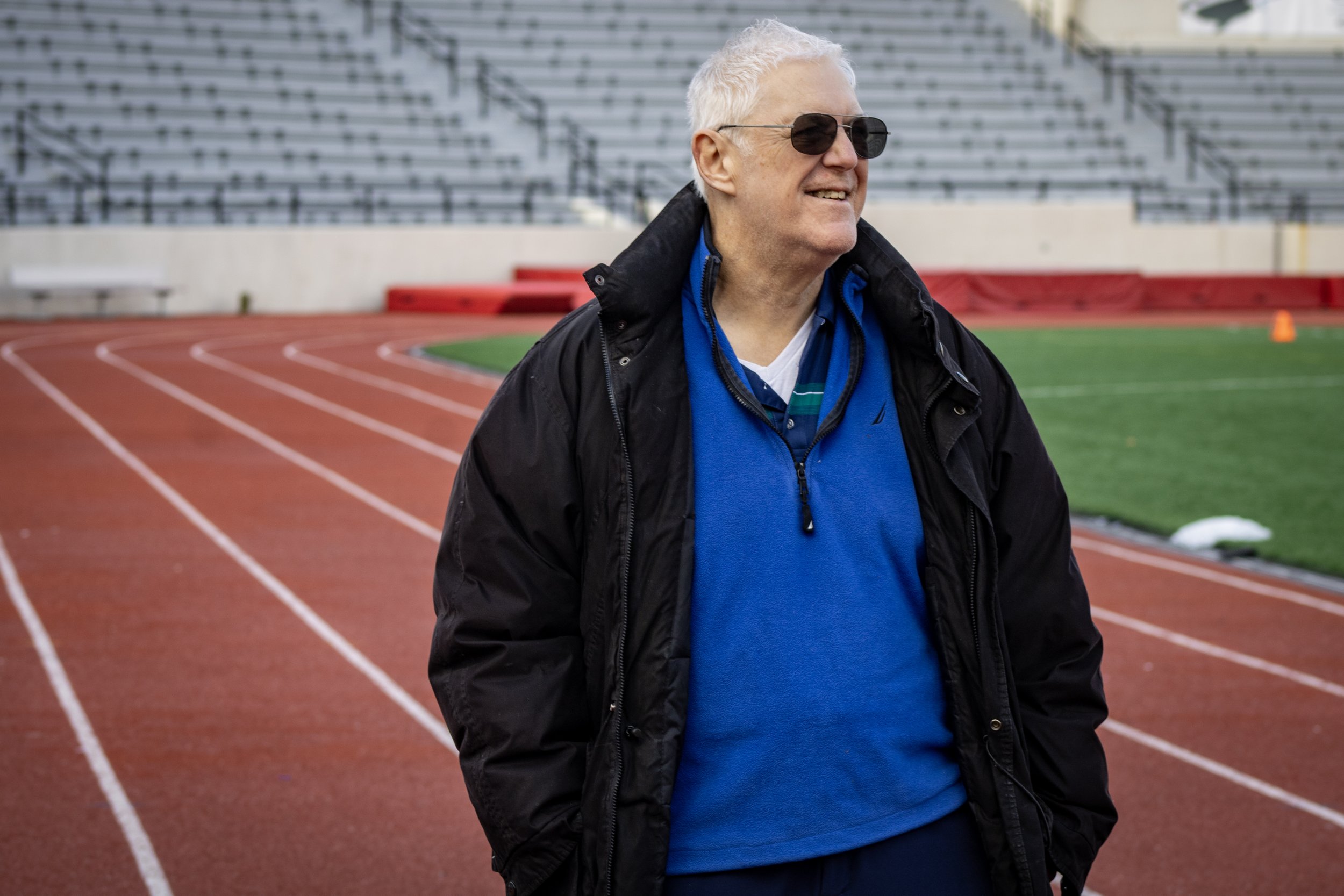 Paul Schwartz, a veteran local sports writer for The Record and NorthJersey.com, recalls covering sporting events including track and field at Hinchcliffe Stadium before it closed in 1997. (Photo by Dani Mazariegos)