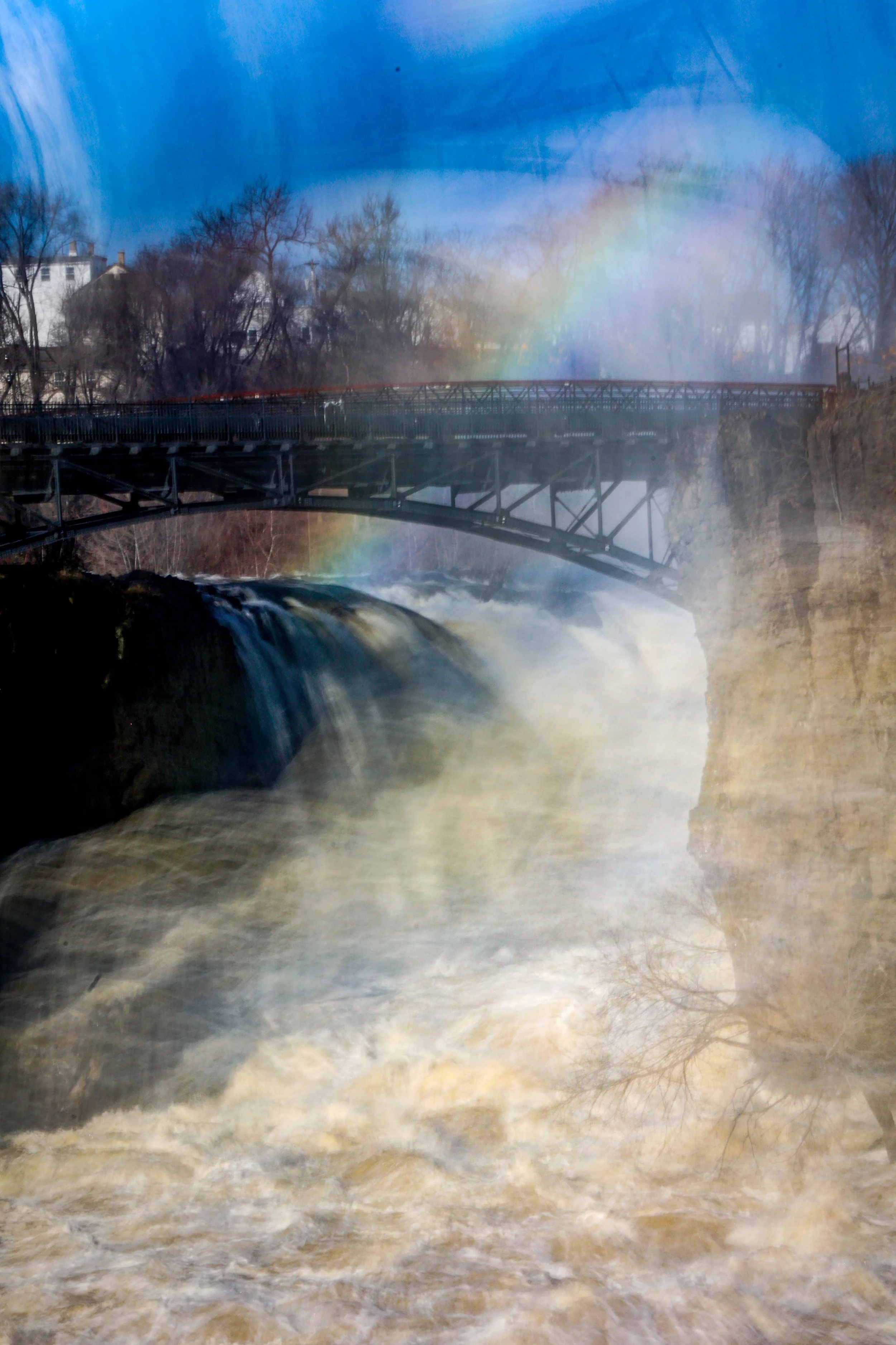 12-21-23 PATERSON; The Great Falls National Park, this photo is a result of age exposure that lasted several seconds