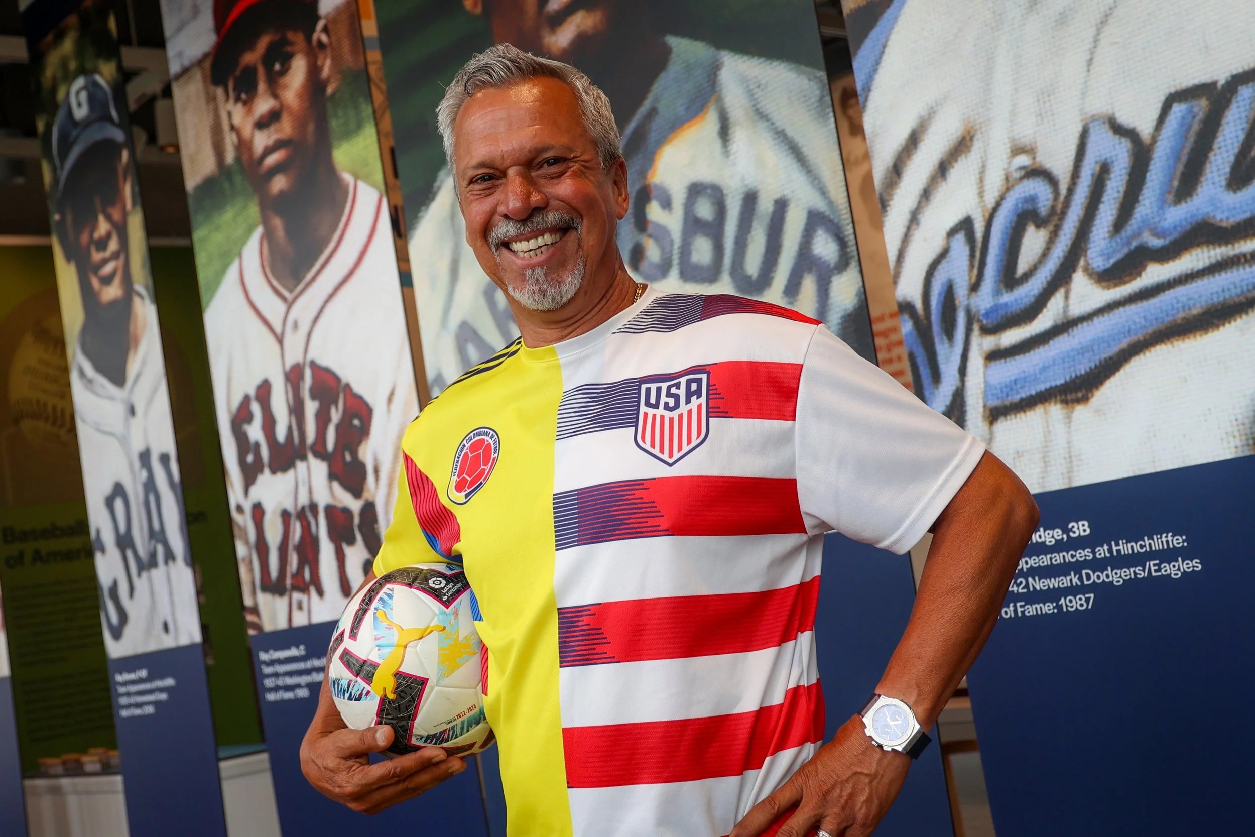 Jorge Acosta, a native of Colombia and graduate of John F. Kennedy High School, went on to play for the U.S. national soccer team and professional soccer with the New Jersey Eagles, who called Hinchliffe Stadium their home field for two seasons—1988 