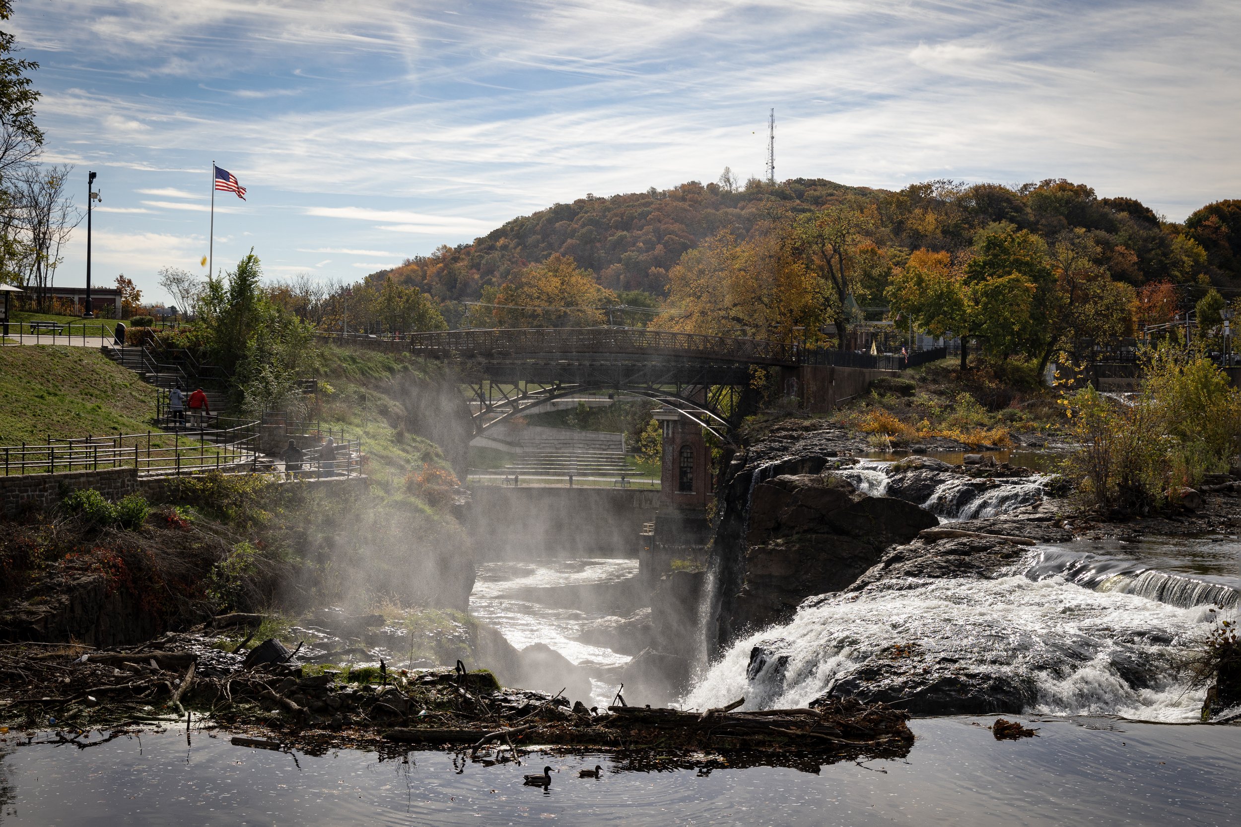 10-28-22 PATERSON; The Great Falls National Park is seen in full autumn color.