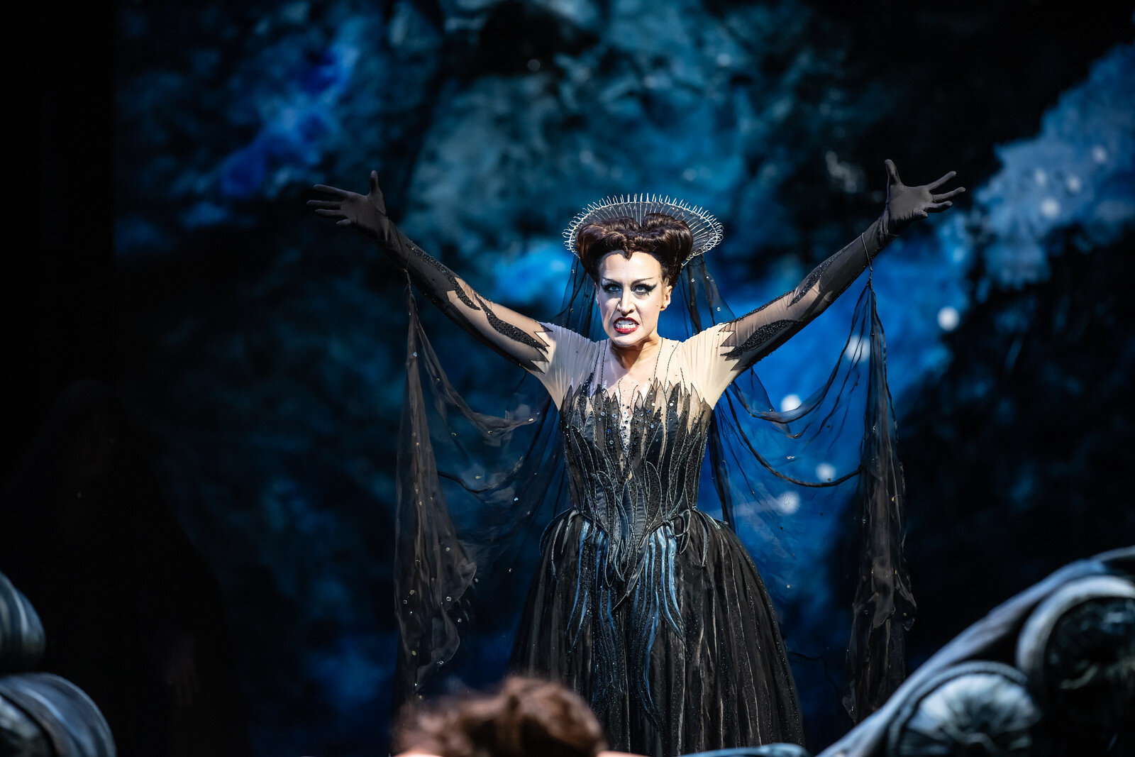 Brenda Rae as Queen of the Night in The Magic Flute, The Royal Opera ©2021 ROH. Photograph by Bill Cooper