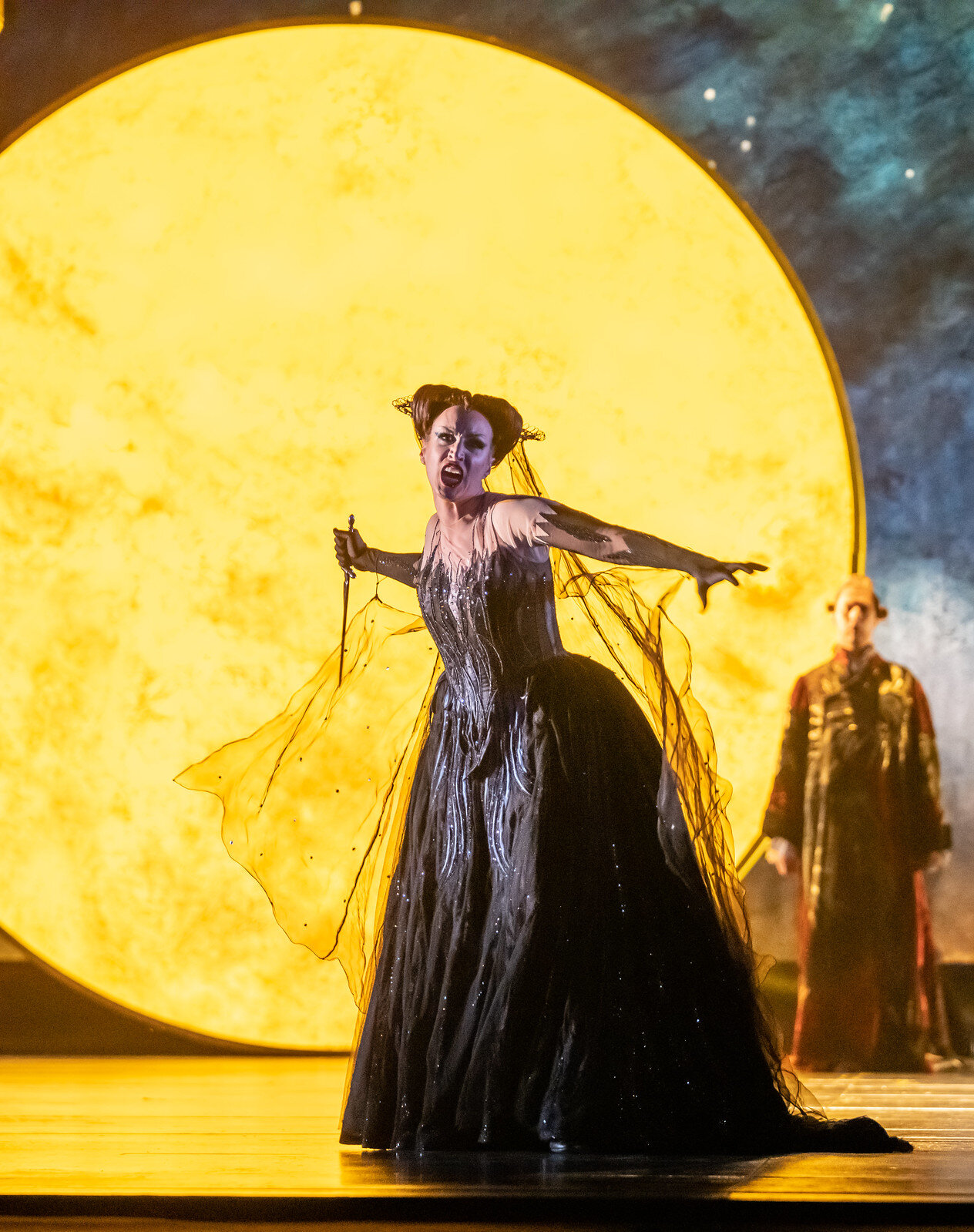 Brenda Rae as Queen of the Night in The Magic Flute, The Royal Opera ©2021 ROH. Photograph by Bill Cooper