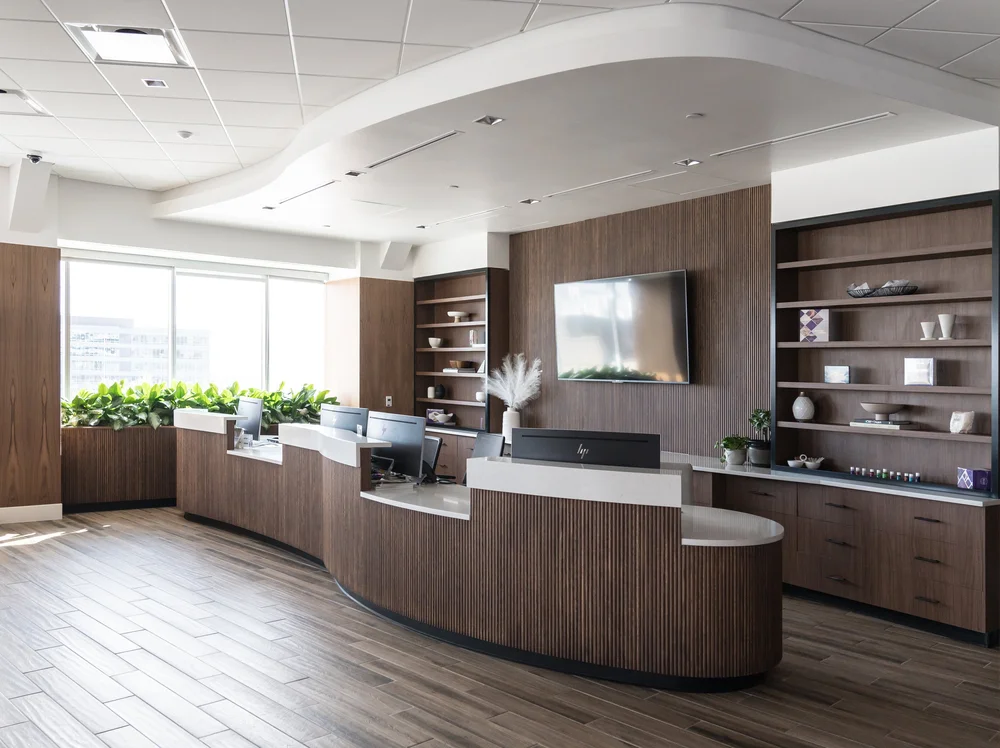 Young Living Customer Experience Center Interior Design at Global