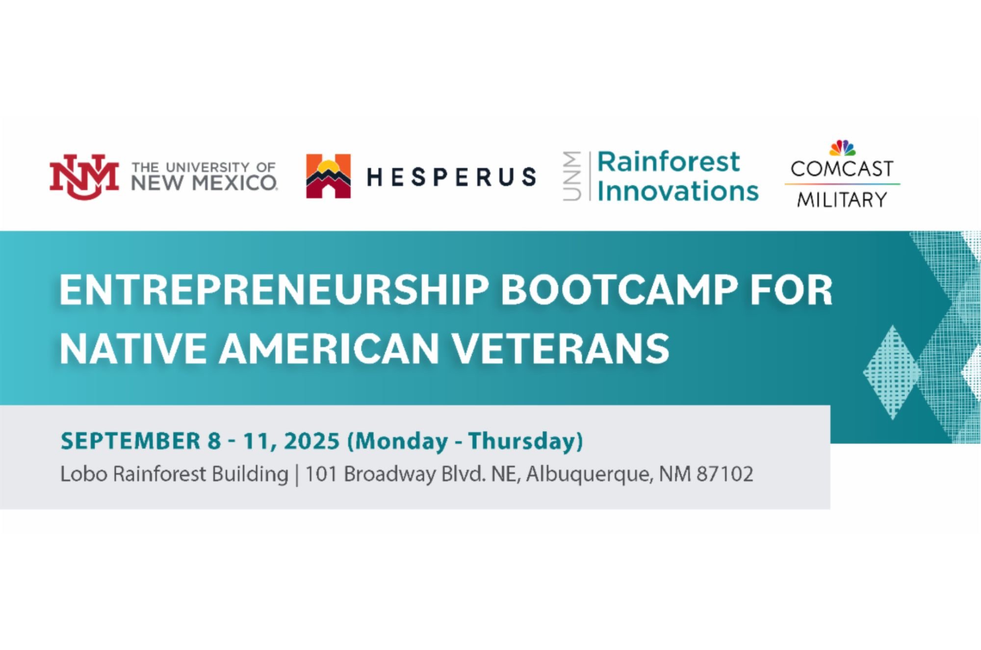 Entrepreneurship Bootcamp for Native American Veterans