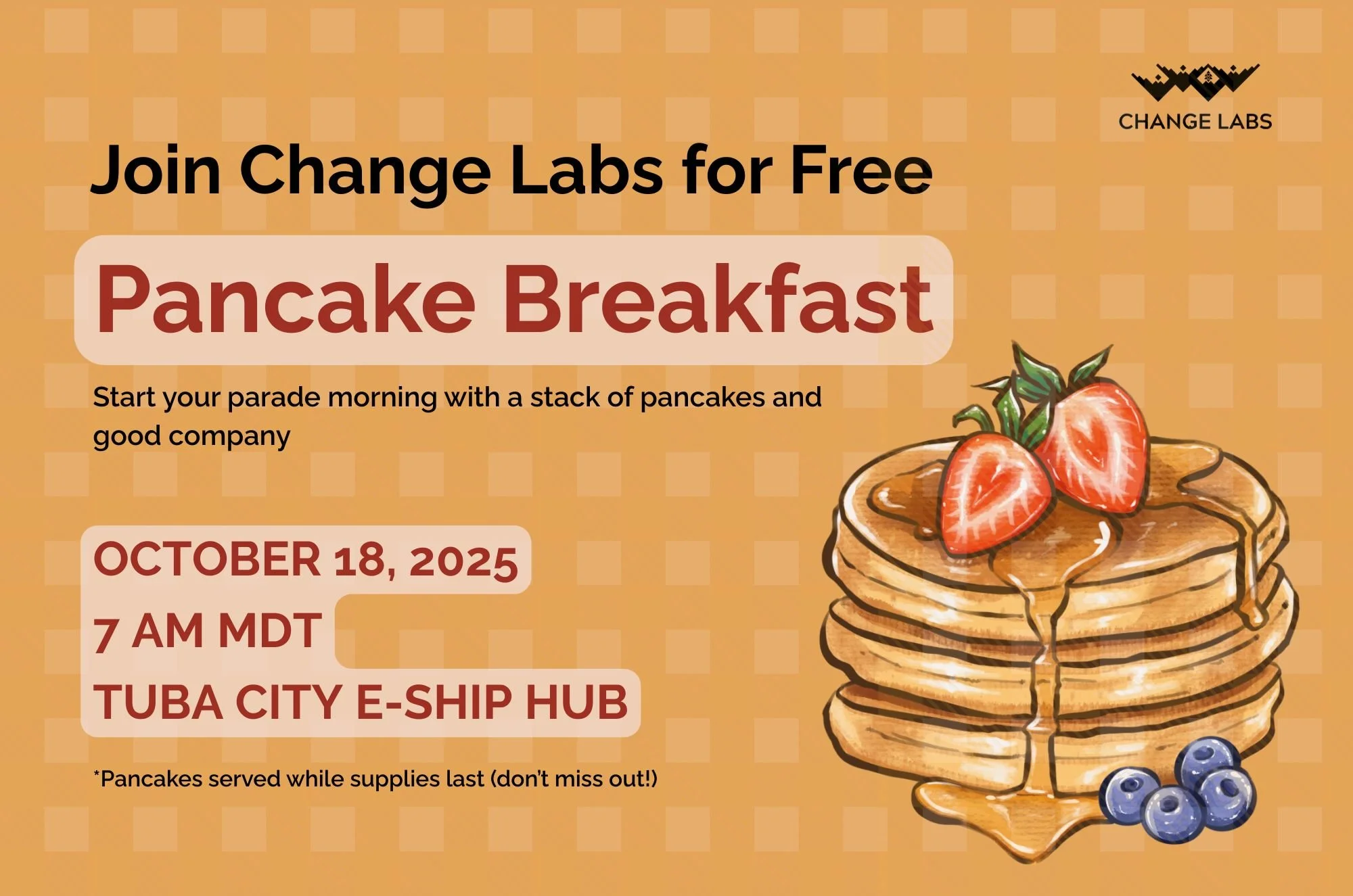 Change Labs Pancake Breakfast