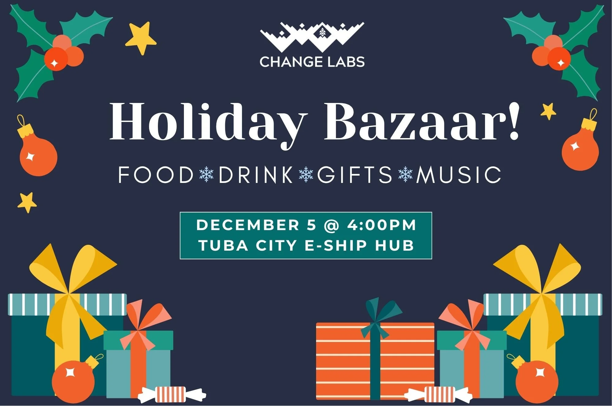 Change Labs Holiday Bazaar