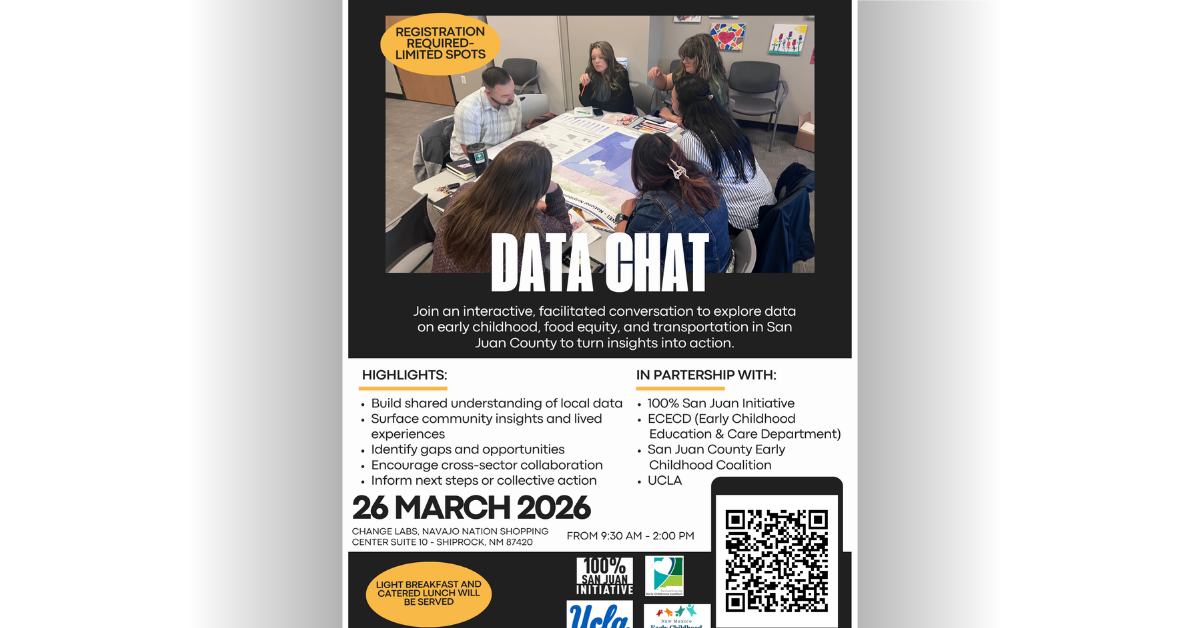 Community Data Chat at the Shiprock E-ship Hub!