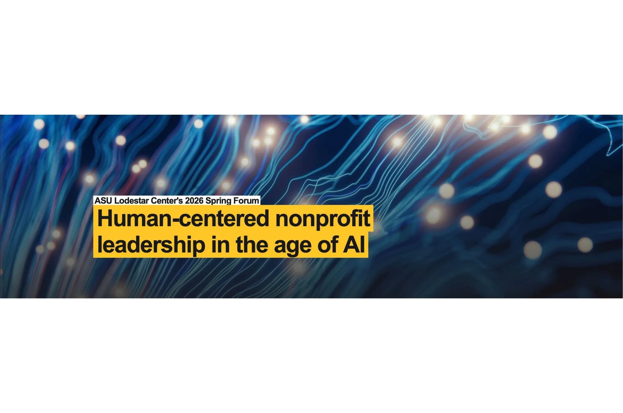 Human-centered nonprofit leadership in the age of AI