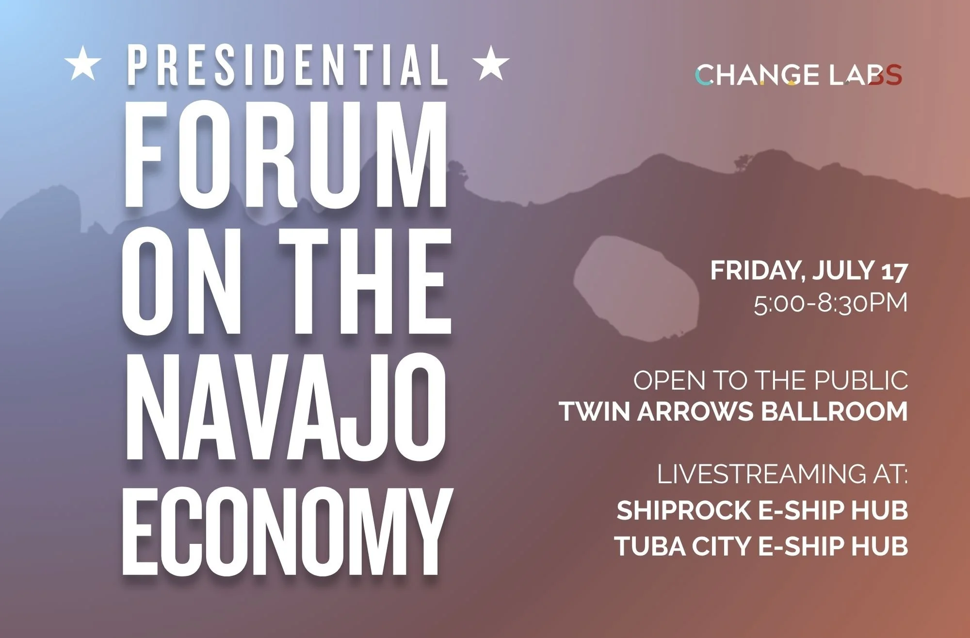 2026 Presidential Forum on the Navajo Economy