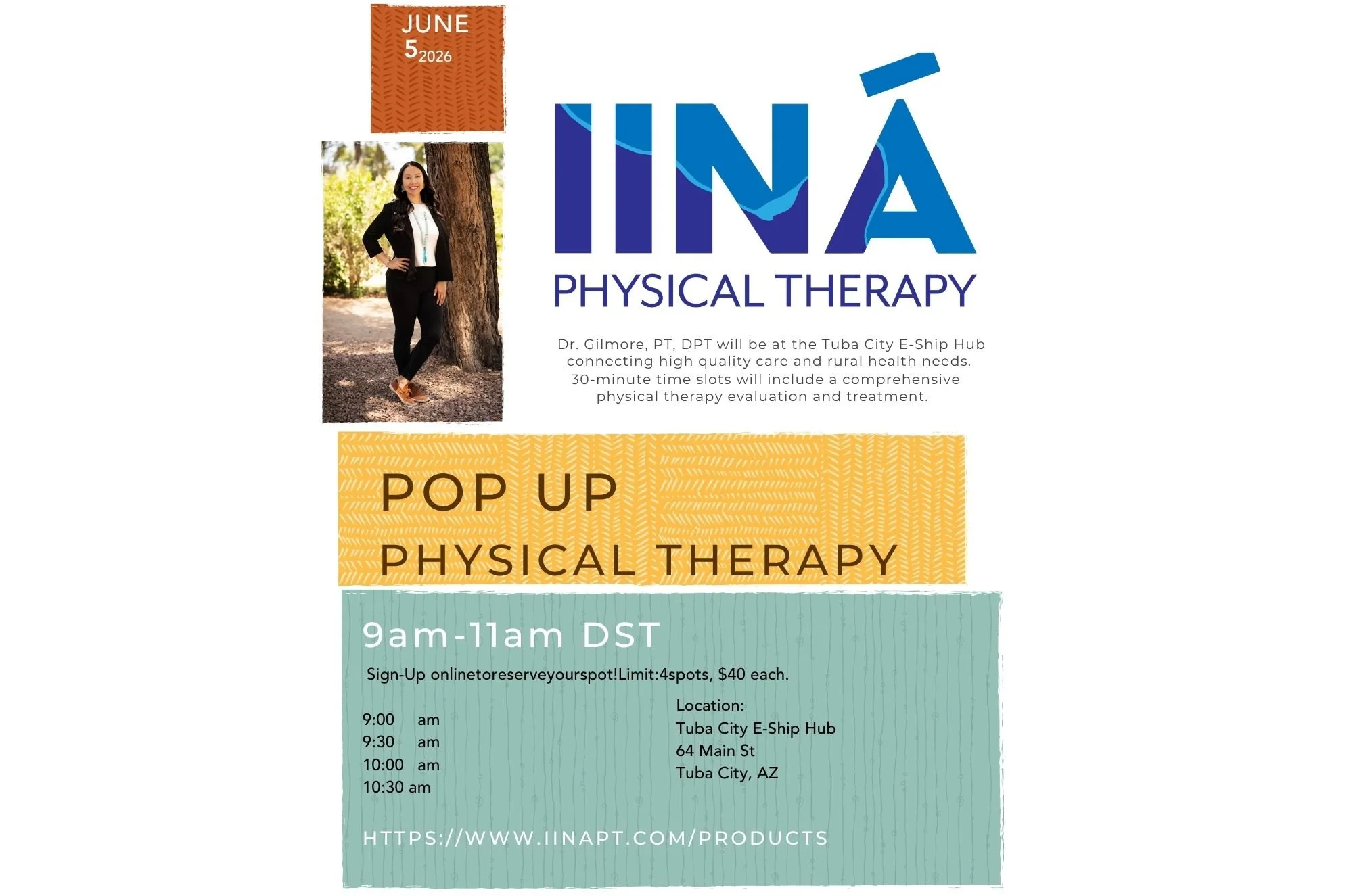 Pop Up PT with Iina Physical Therapy