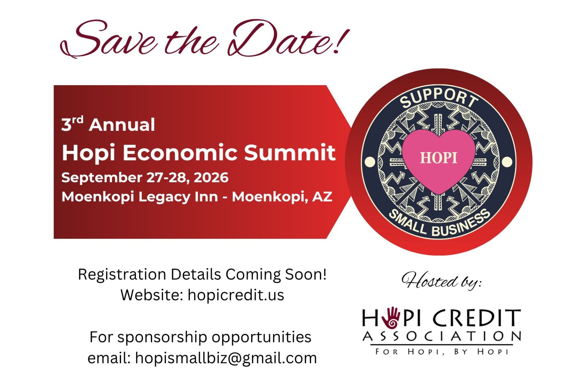 Save the Date: 3rd Annual Hopi Economic Summit