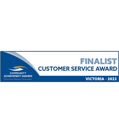 Finalist Customer Service 2022 - Community Achievement Awards 400x400.png