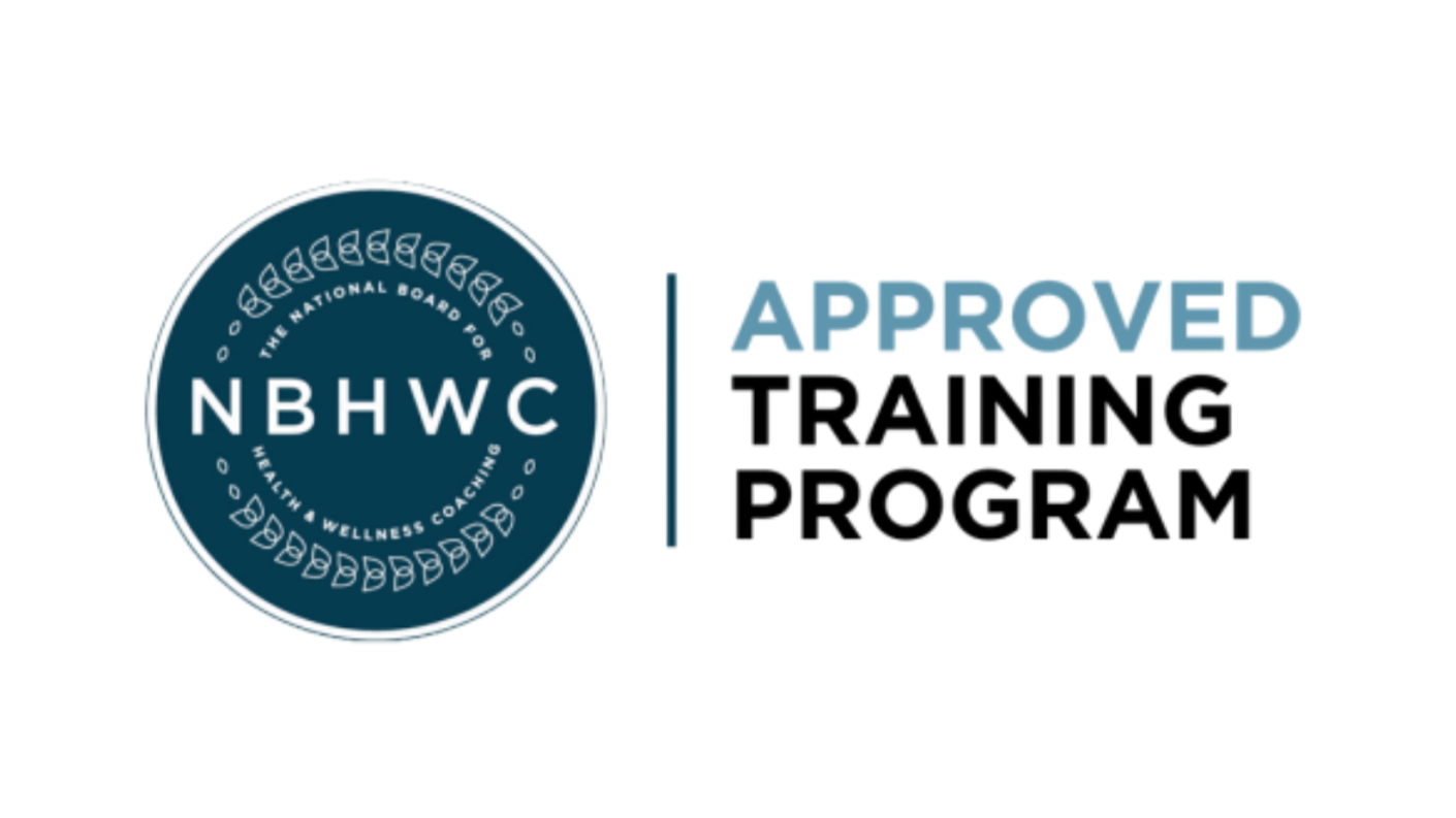 National Board of Health and Wellness (NBHWC) Approved Training Program Seal of Approval.