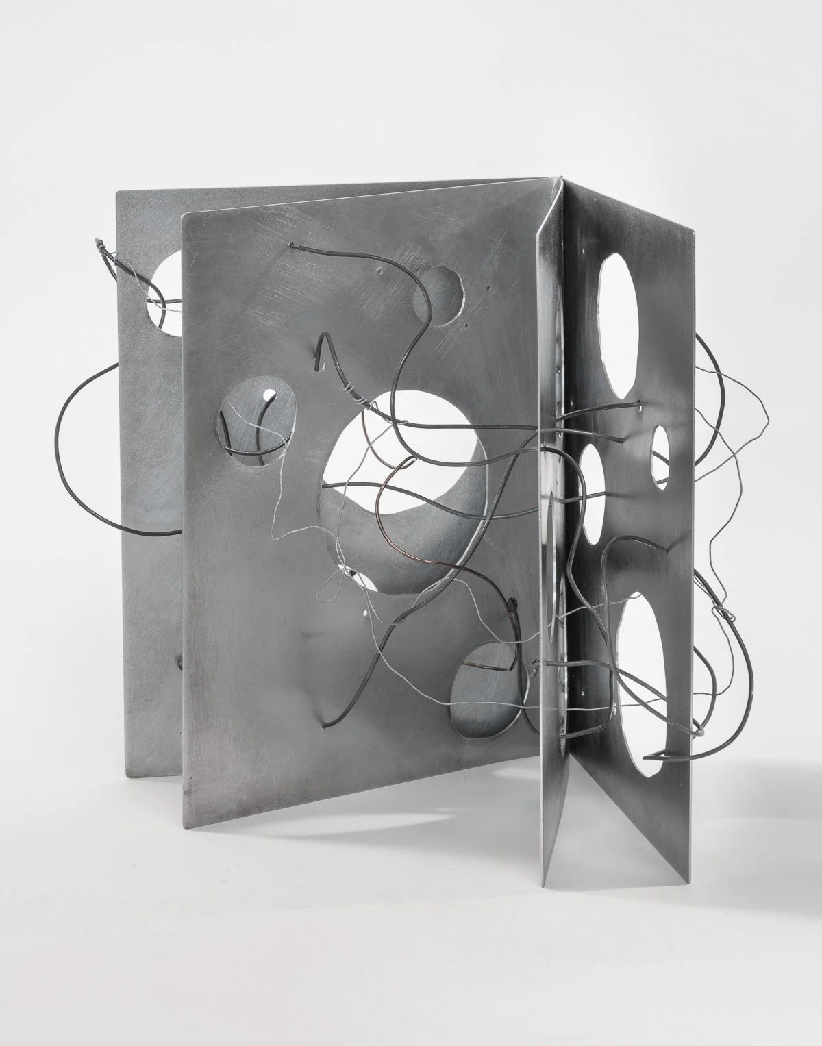 Storiest To Be Told , 9 x 12 x 7 in 2025, welded steel