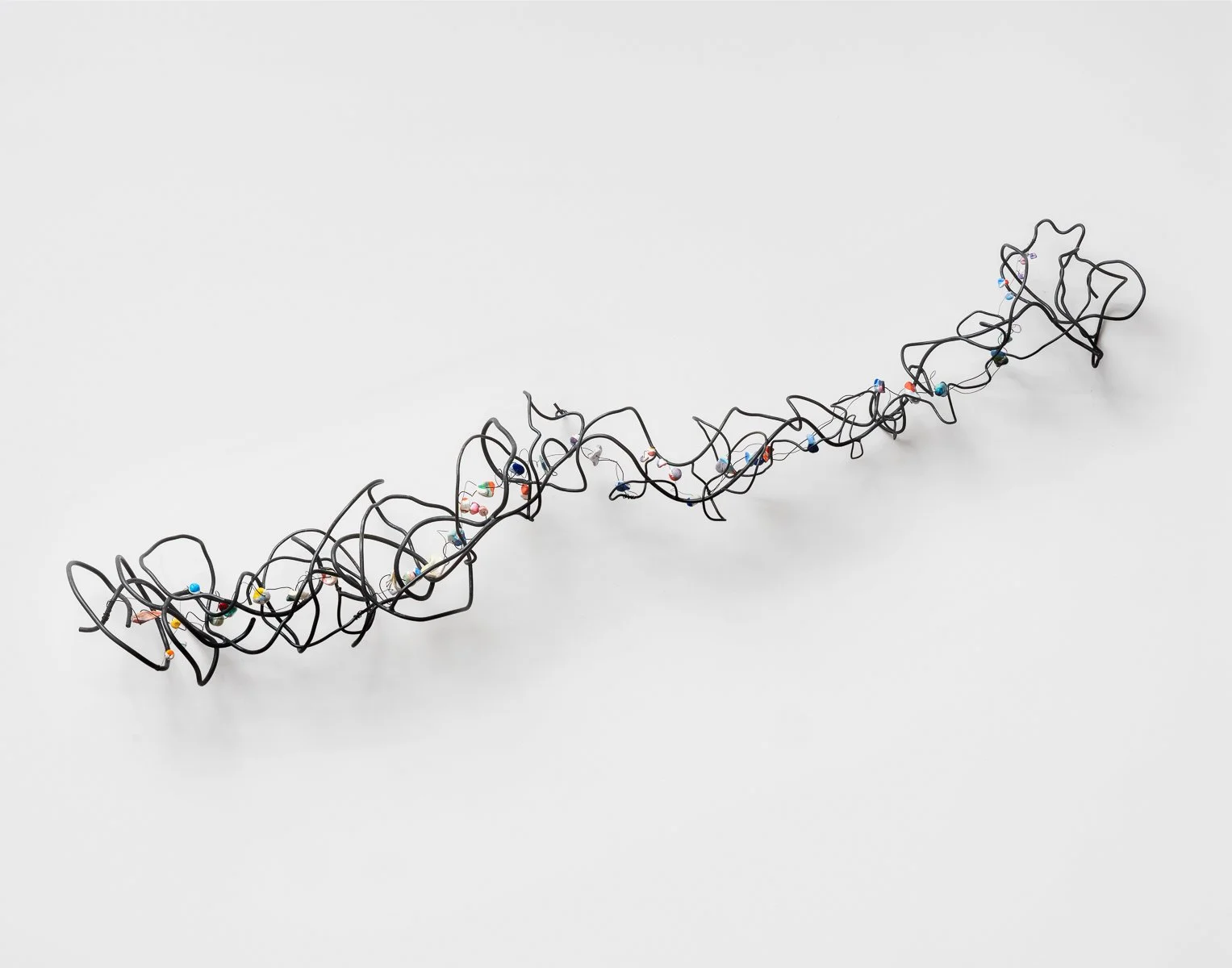 What Lies Beneath , 35 3/4 x 81 x 12 1/2 in 2025, welded steel