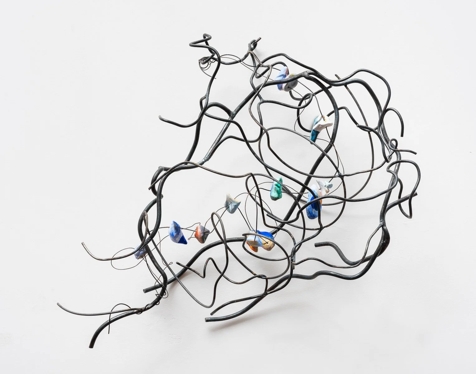 Currents , 21 x 28 x 10 in 2025, welded steel
