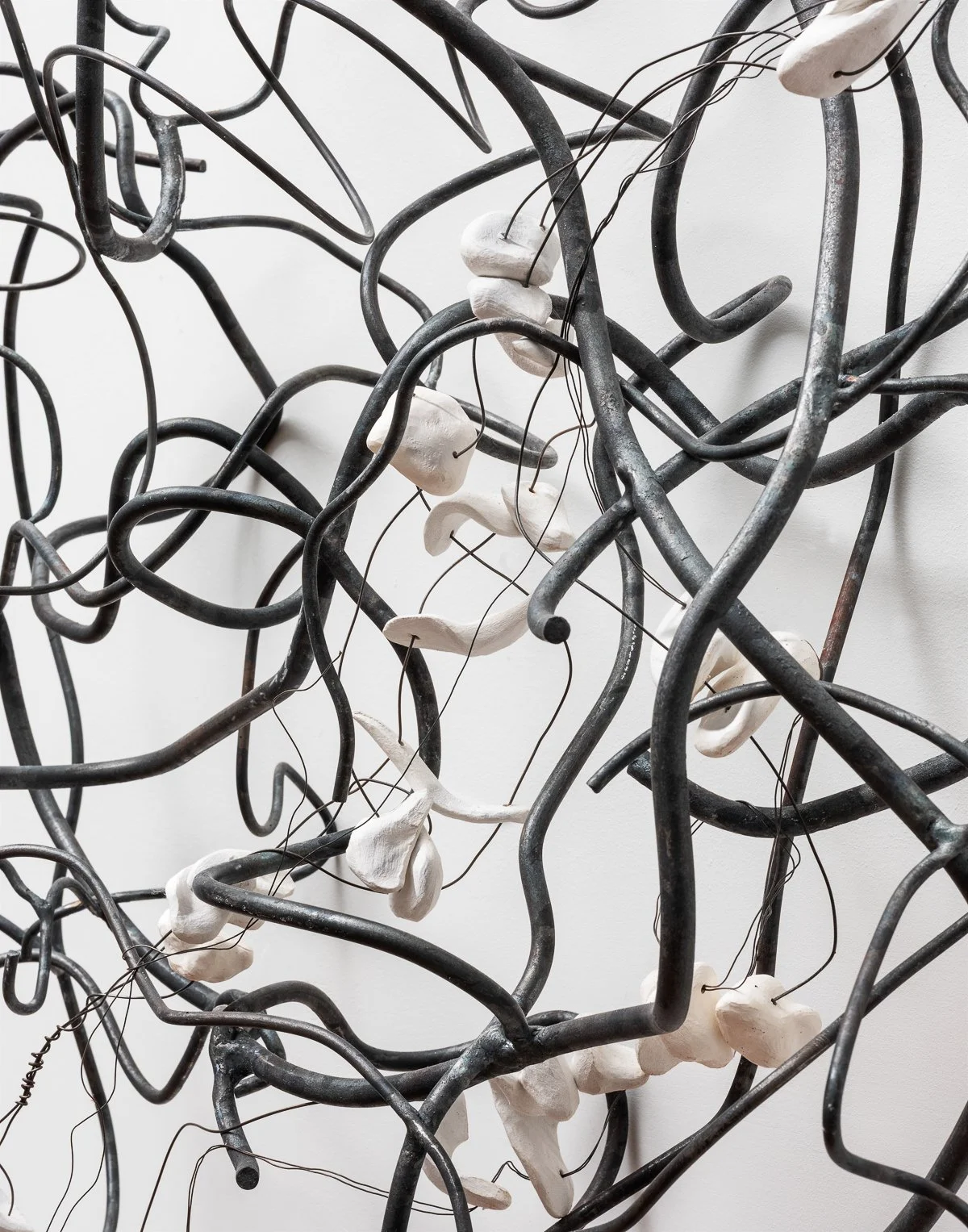 Loose Ends , 38 x 43 x 9 1/2 in 2025, welded steel