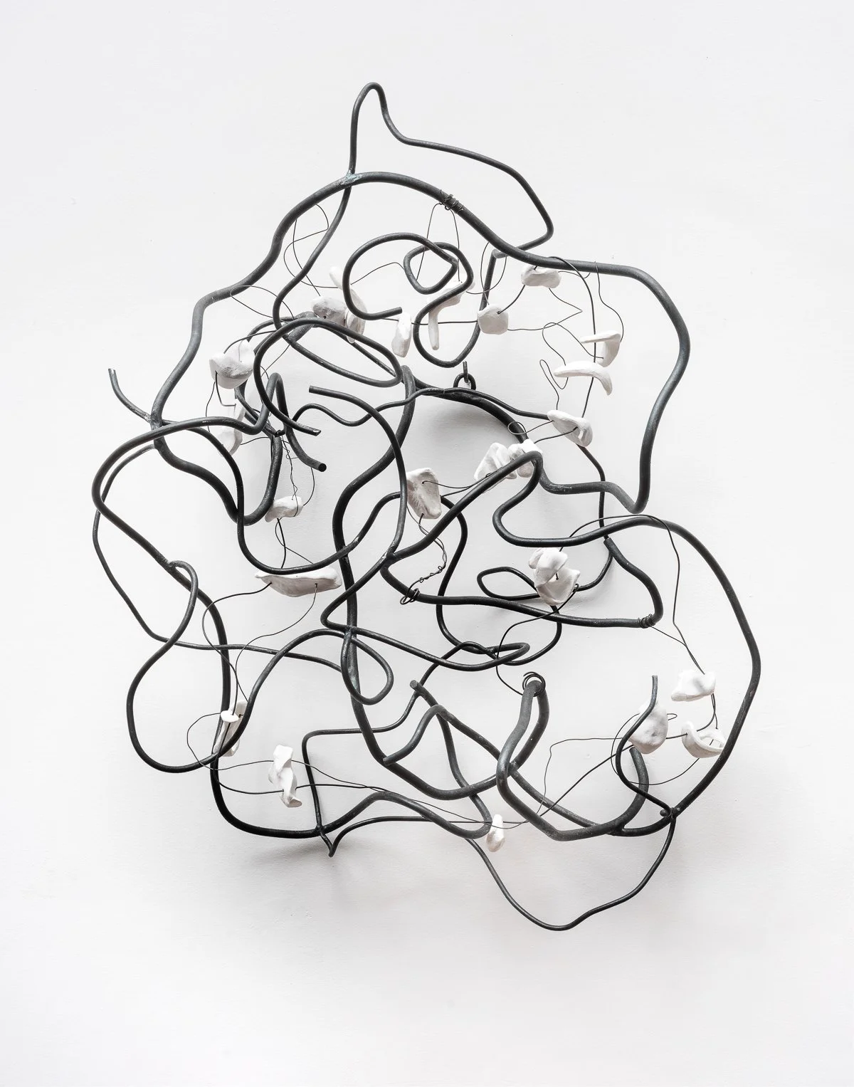 Woven Water , 30 x 23 x 12 1/4 in 2025, welded steel