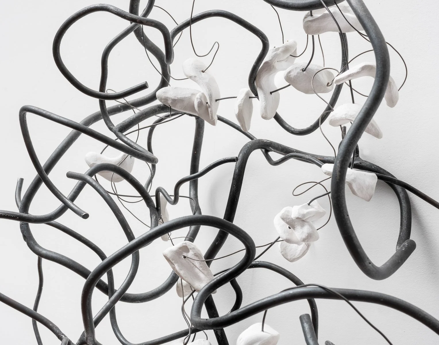 Woven Water , 30 x 23 x 12 1/4 in 2025, welded steel