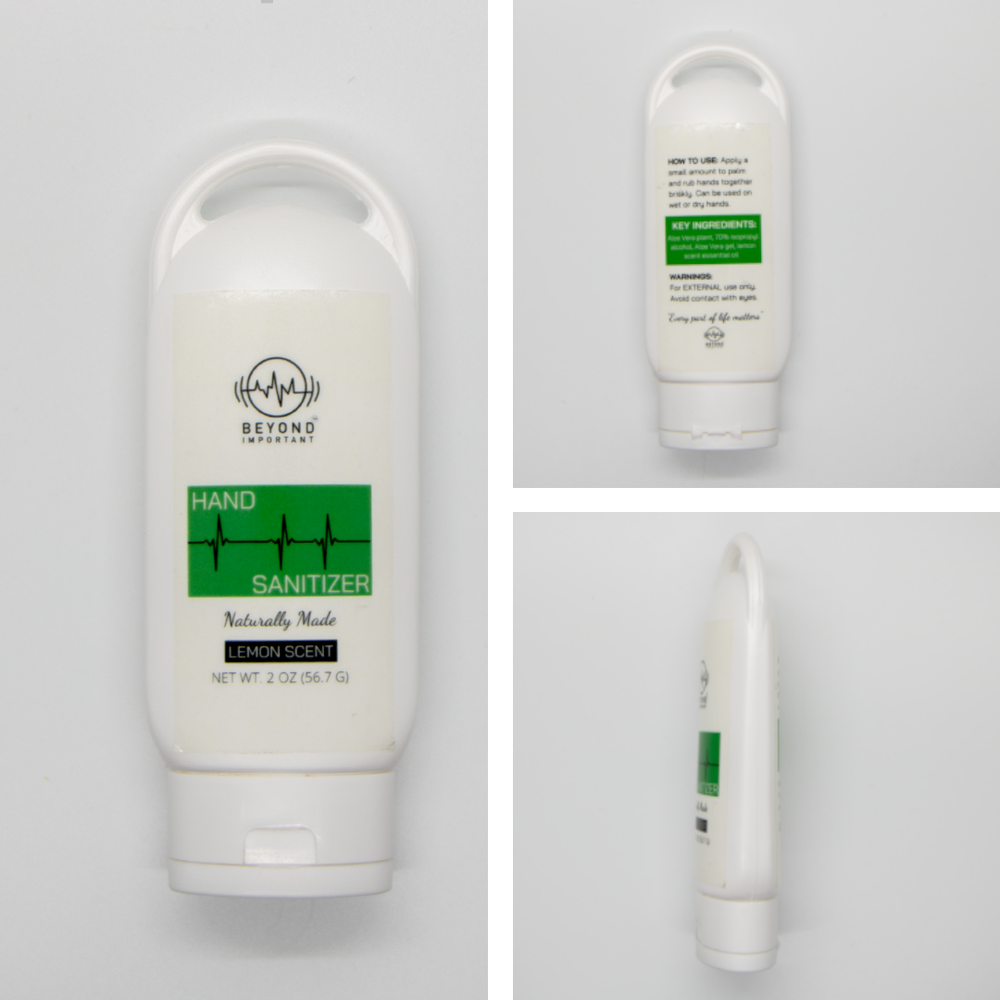 Aloe Vera Protects" Hand Sanitizer  Beyond Important