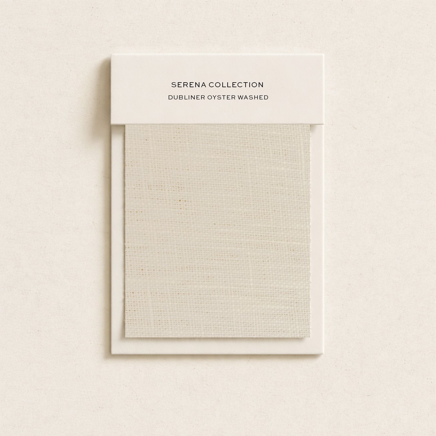 Sample of Oyster washed fabric from Serena Collection.