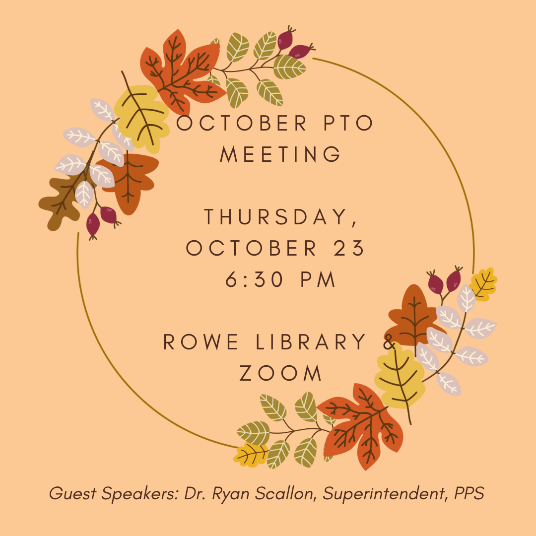 October PTO Meeting