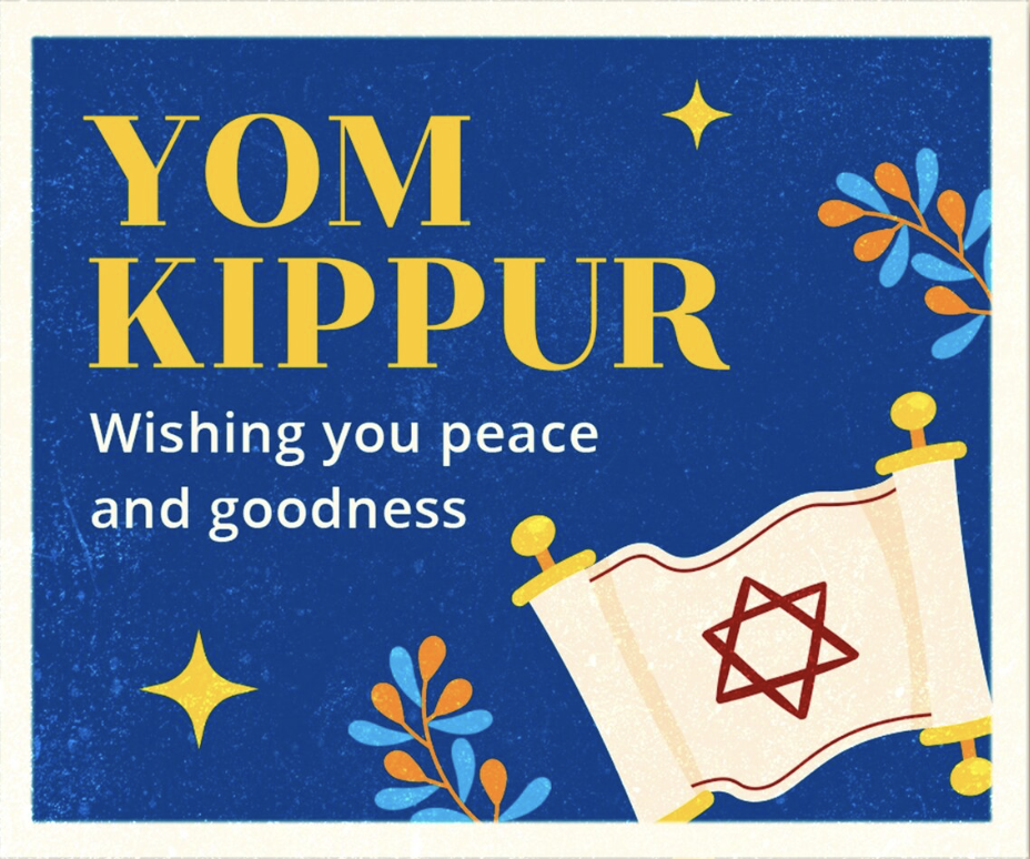 No School -Yom Kippur