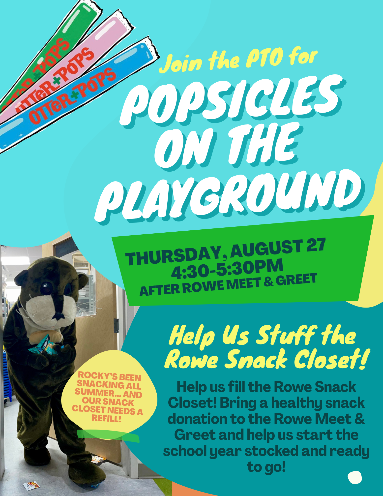 Popsicles on the Playground/Stuff the Rowe Snack Closet