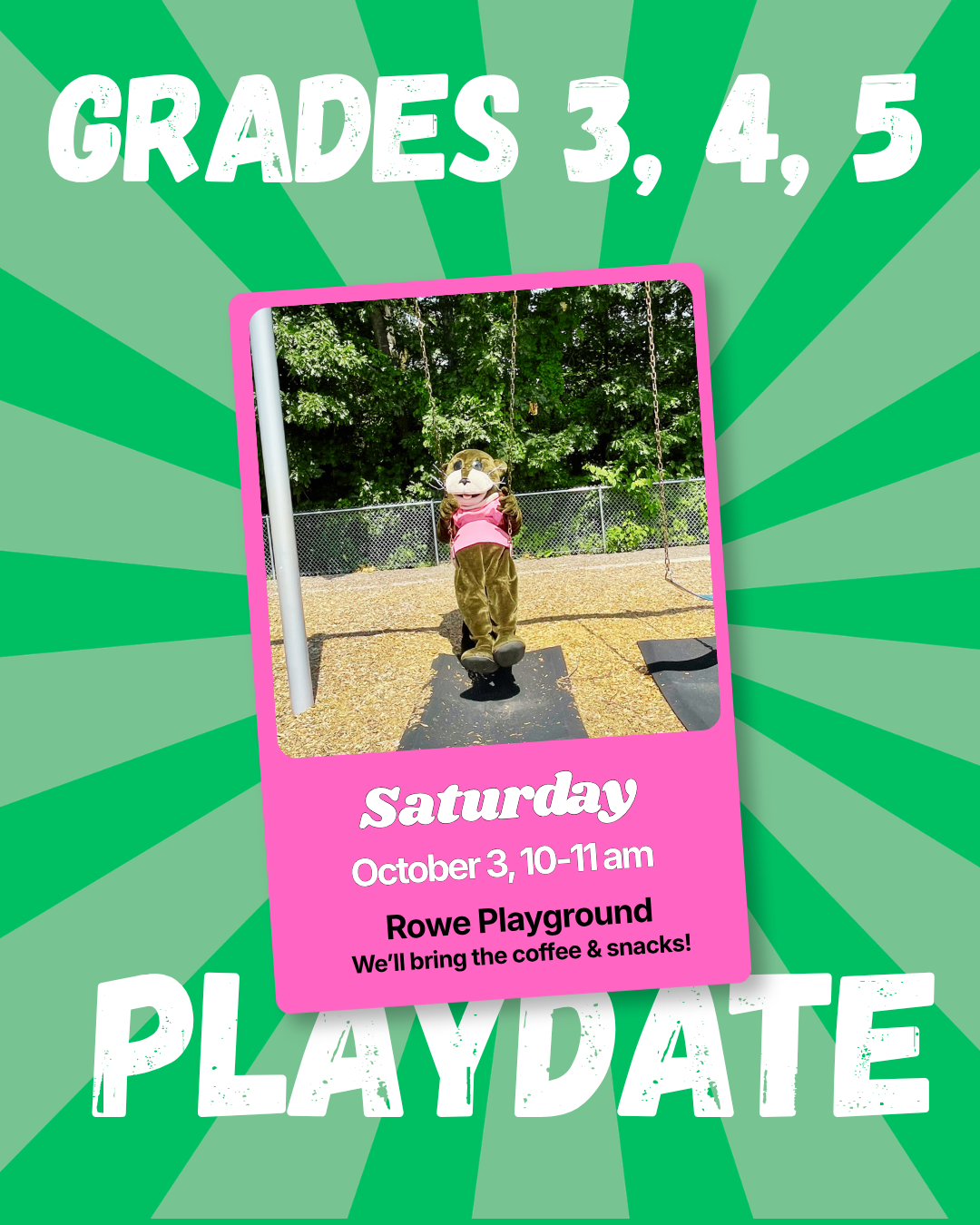 Grades 3, 4, & 5 Playdate