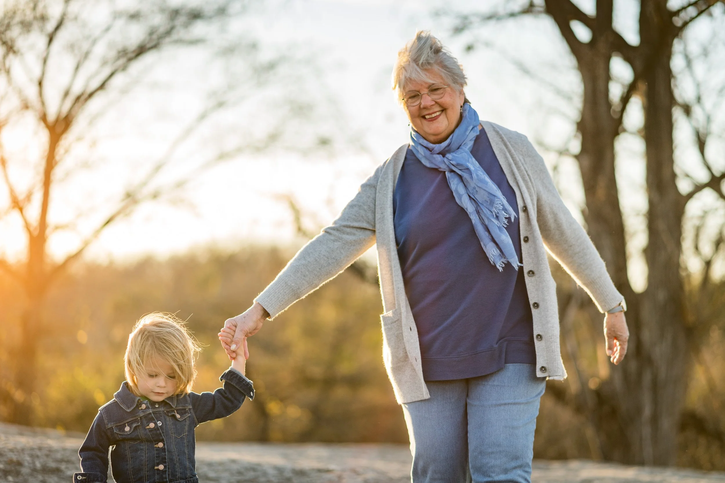 McKinney Falls - Austin - Grandma with Young Boy.jpg