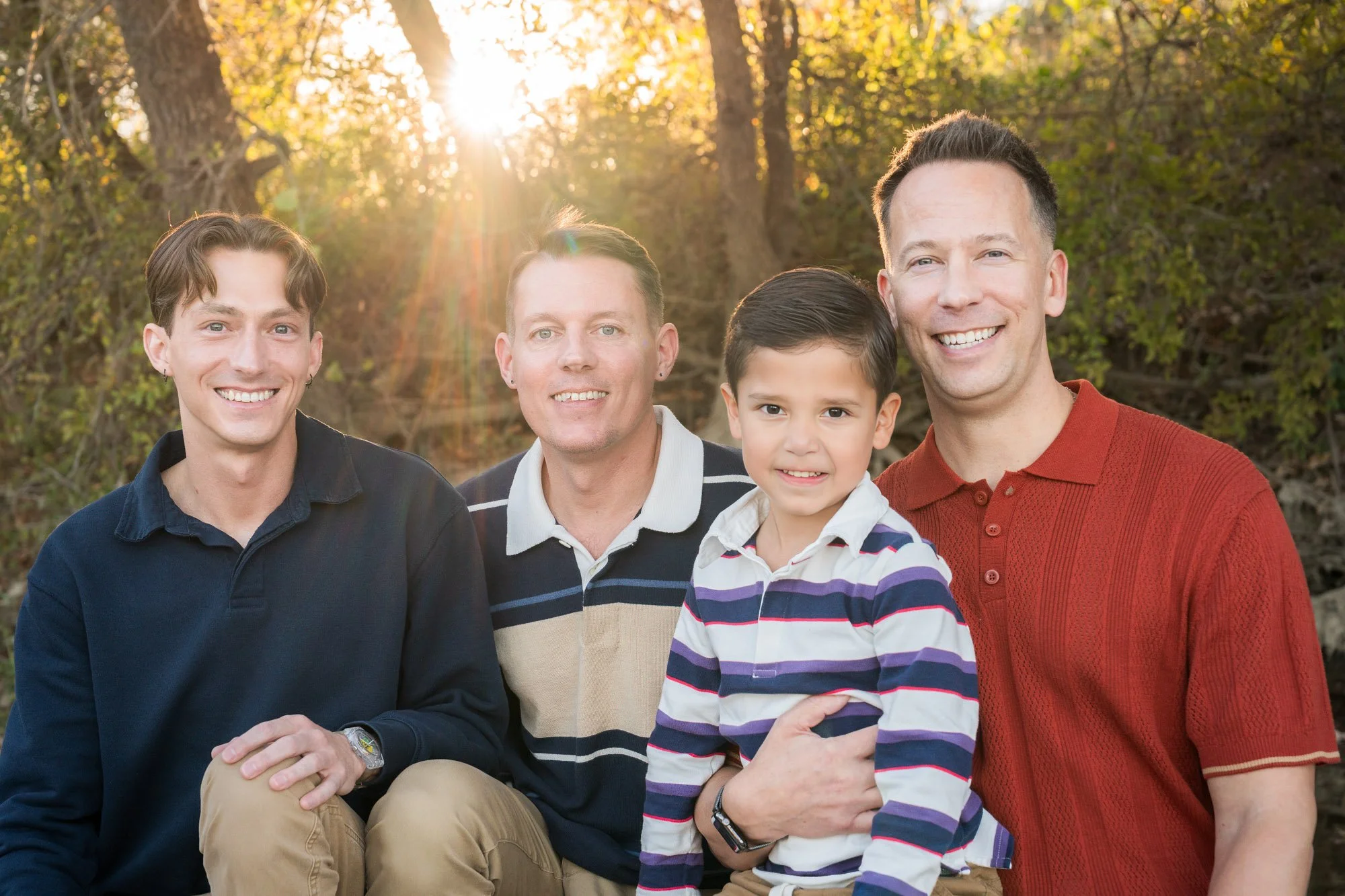 Family Portrait McKinney Falls Sunburst.jpg