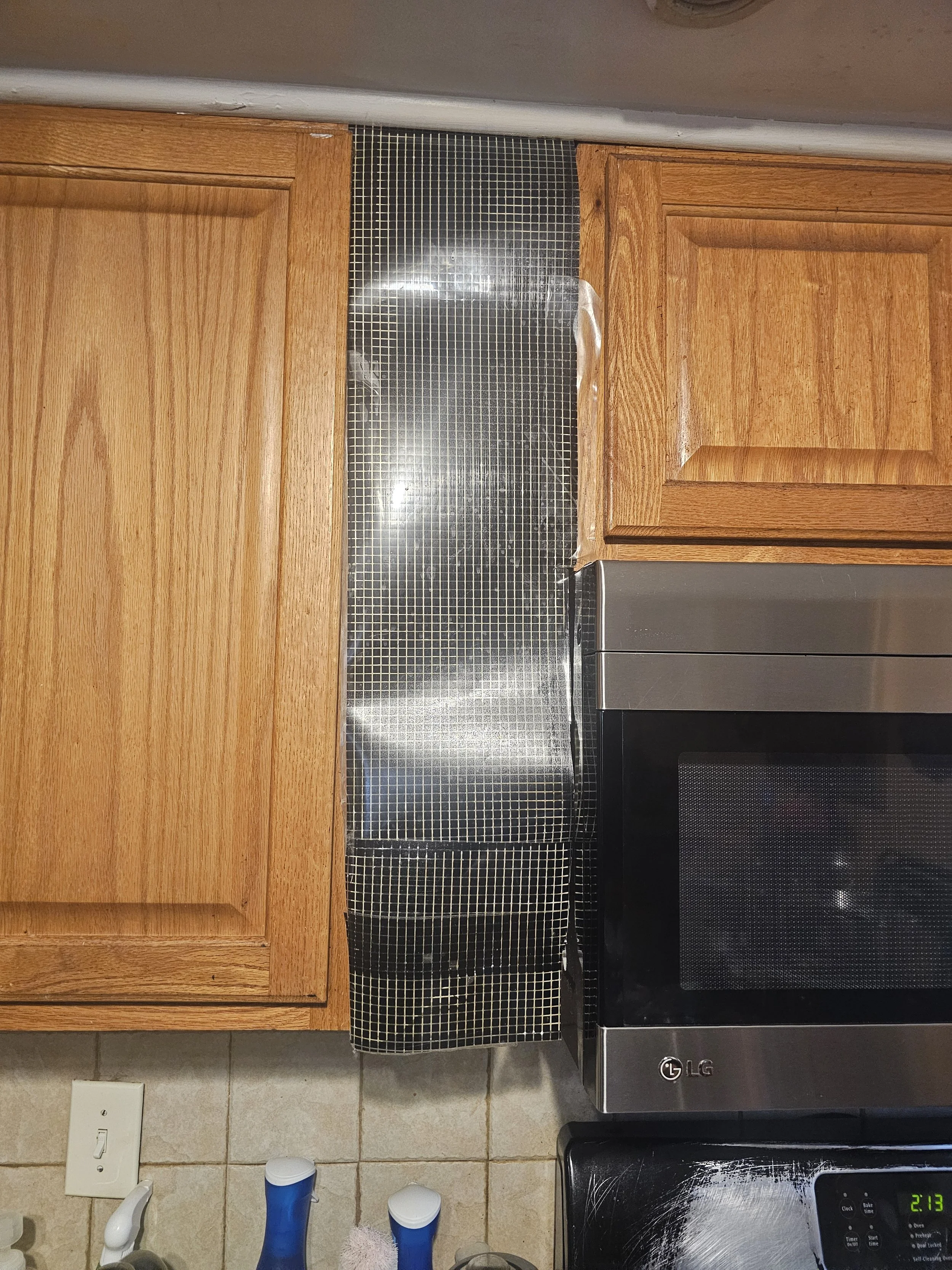 Repaired Kitchen Panel